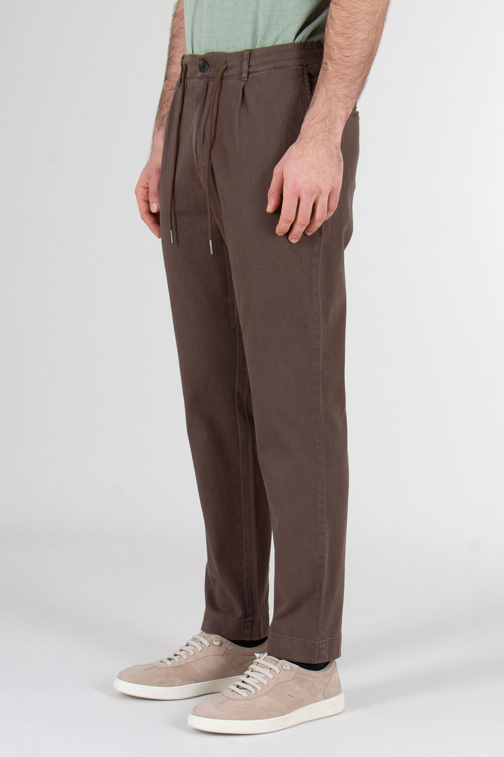 WOOLRICH Regular Fit Cotton Linen Stretch Pants