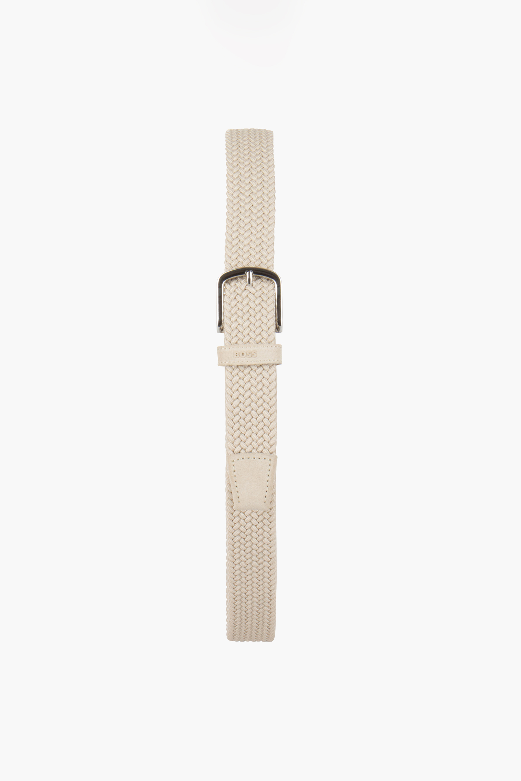 BOSS Suede Trim Woven Belt Sash