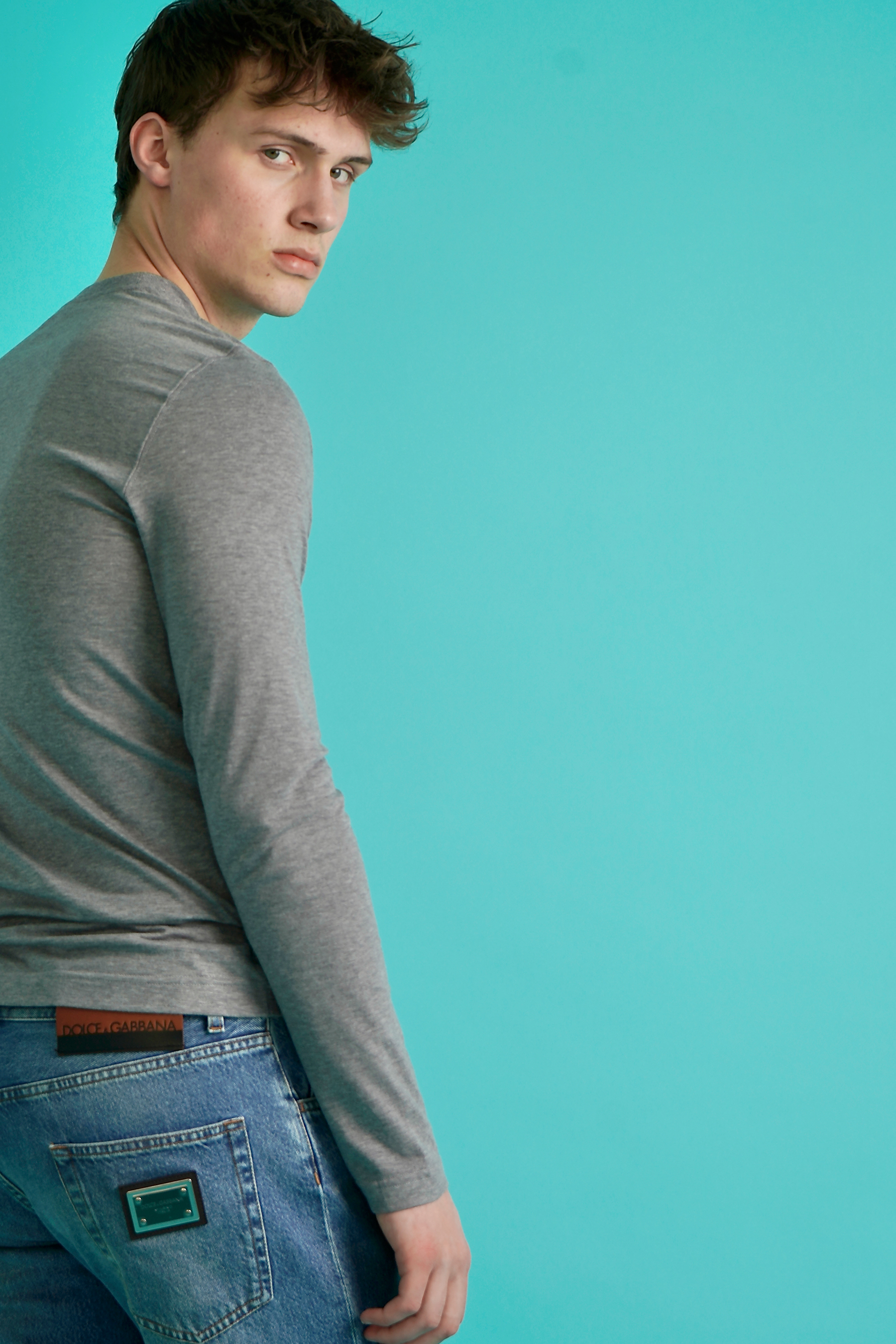 Langarm, Ärmel, Hosen, Jeans, Person