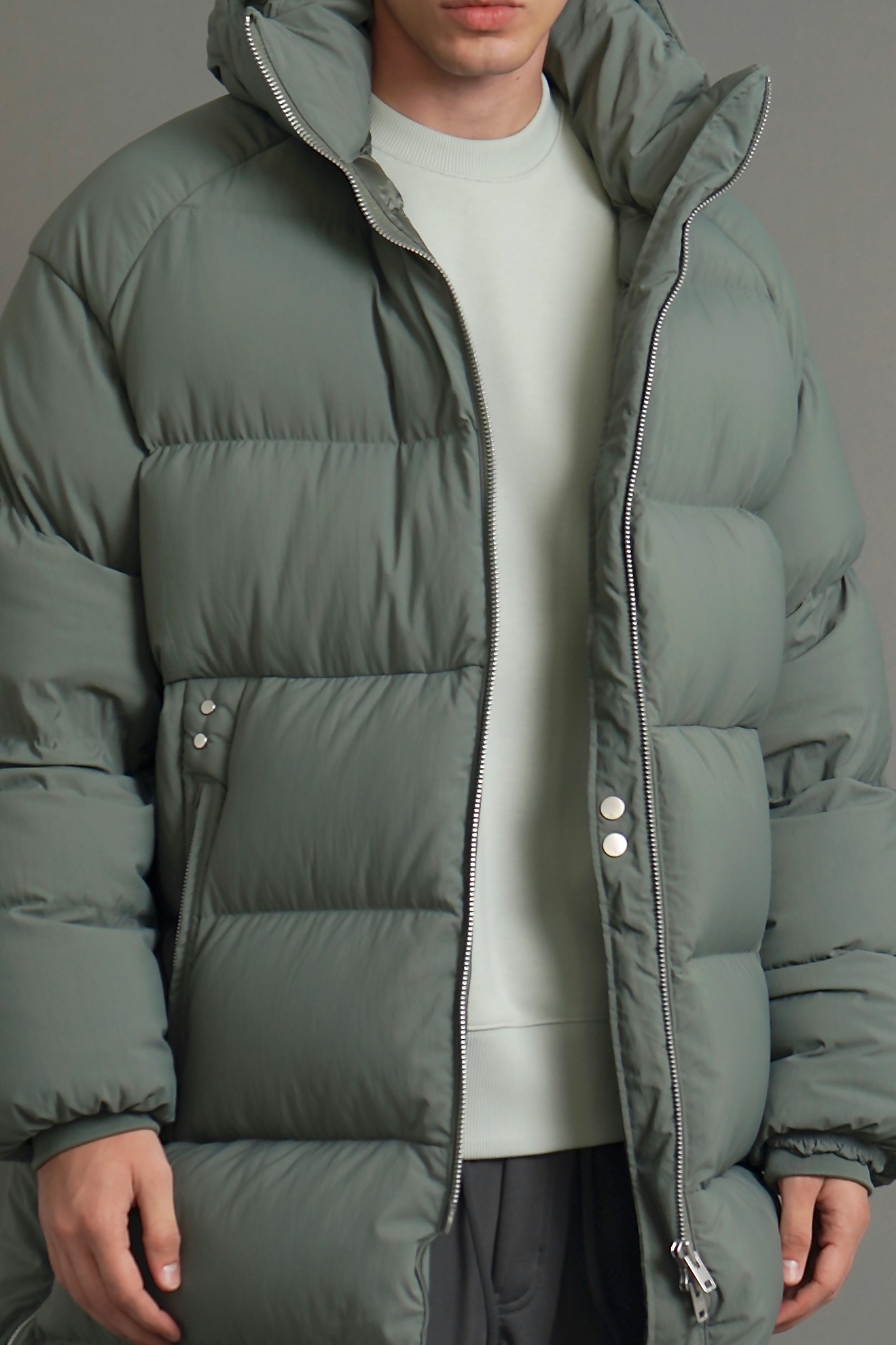 Y-3 Quilted Recycled Nylon Down Puff Parka Y-3 Quilted Recycled Nylon Down Puff Parka