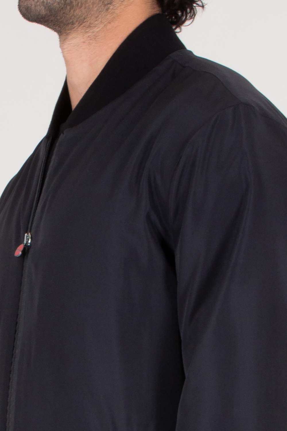 KITON Regular Fit Nylon Bomber Jacket