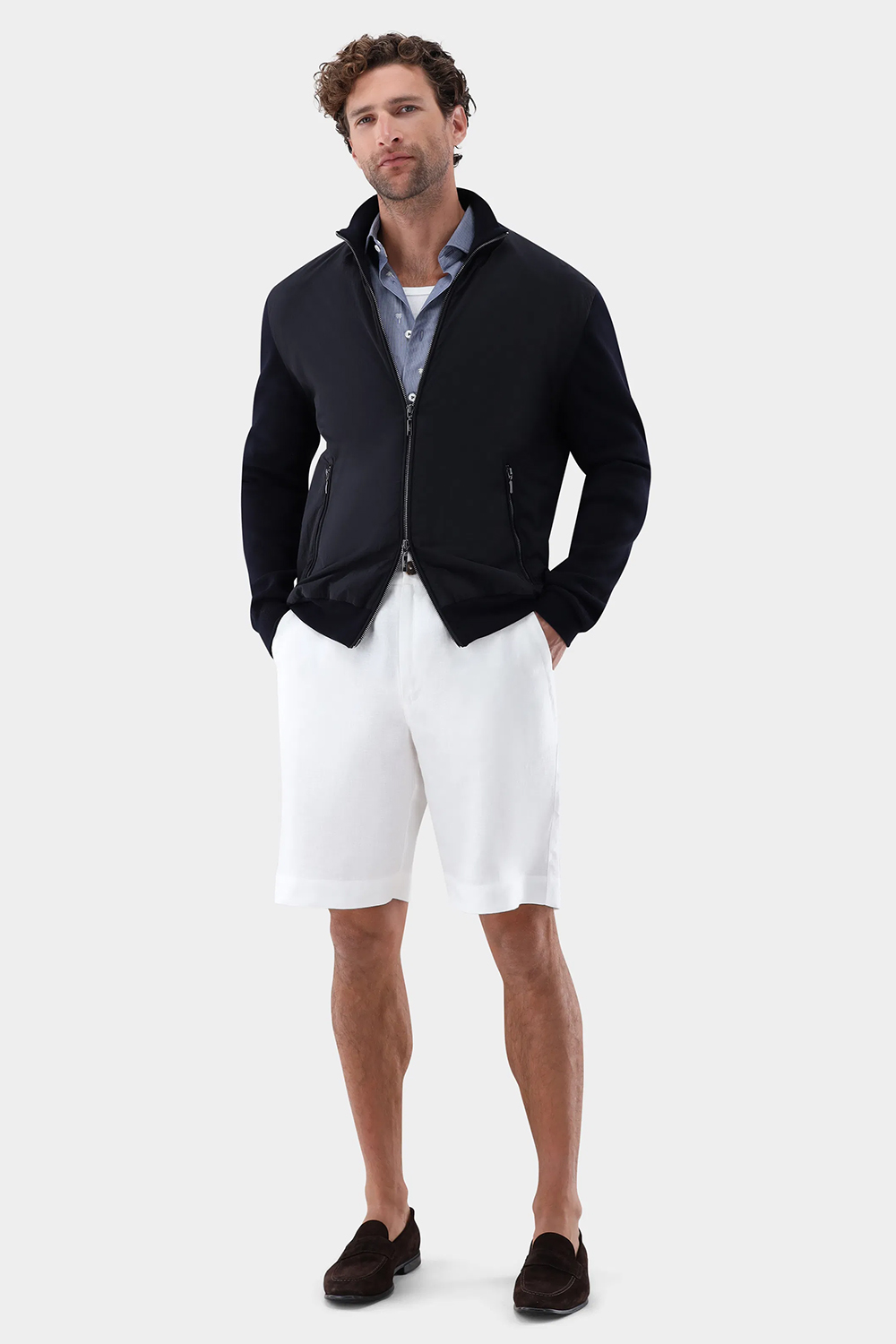 Kurze Hose, Mantel, Jacke, Blazer, Weste