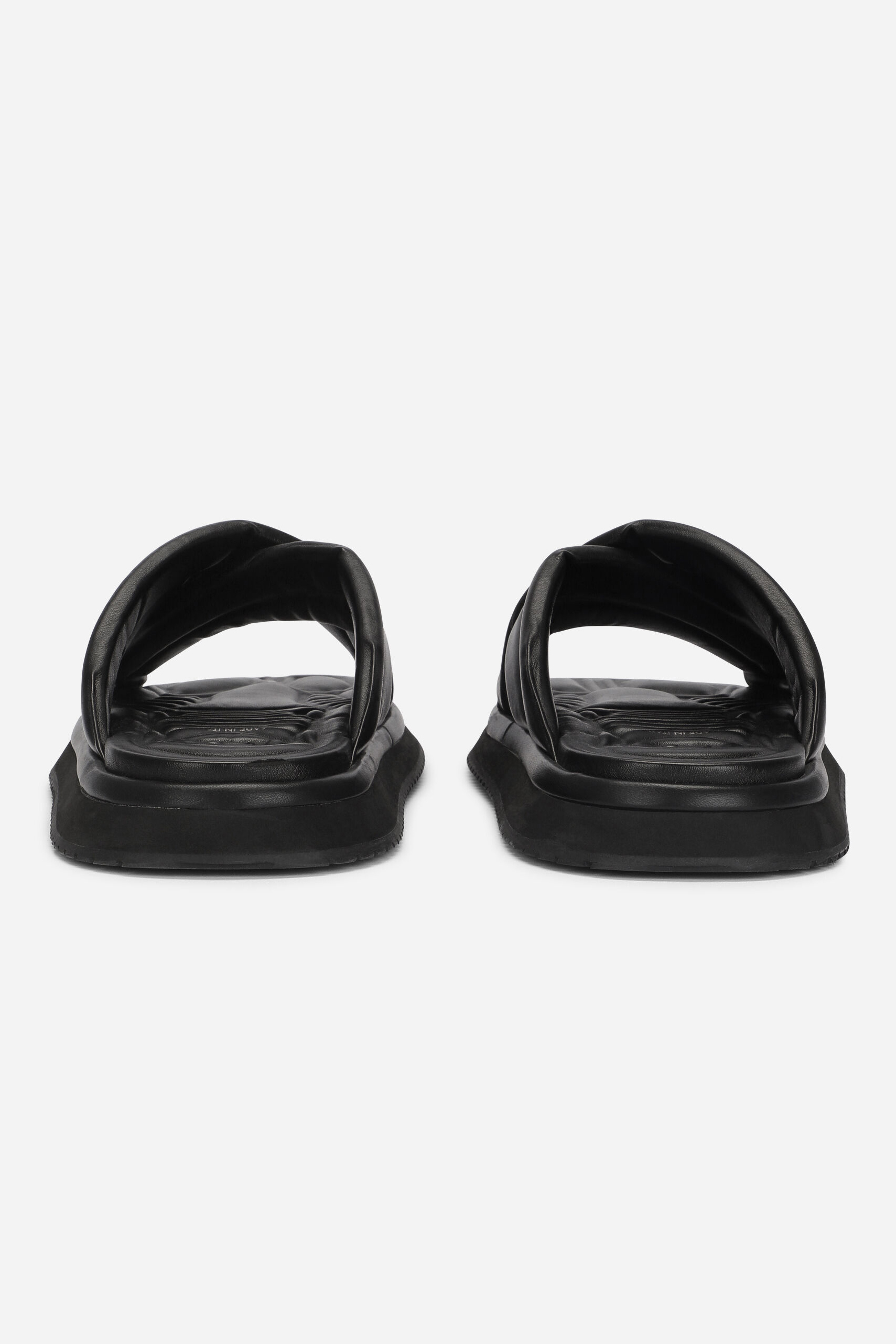 DOLCE & GABBANA Faux Leather Sandals Saint Barth DOLCE & GABBANA Faux Leather Sandals Saint Barth