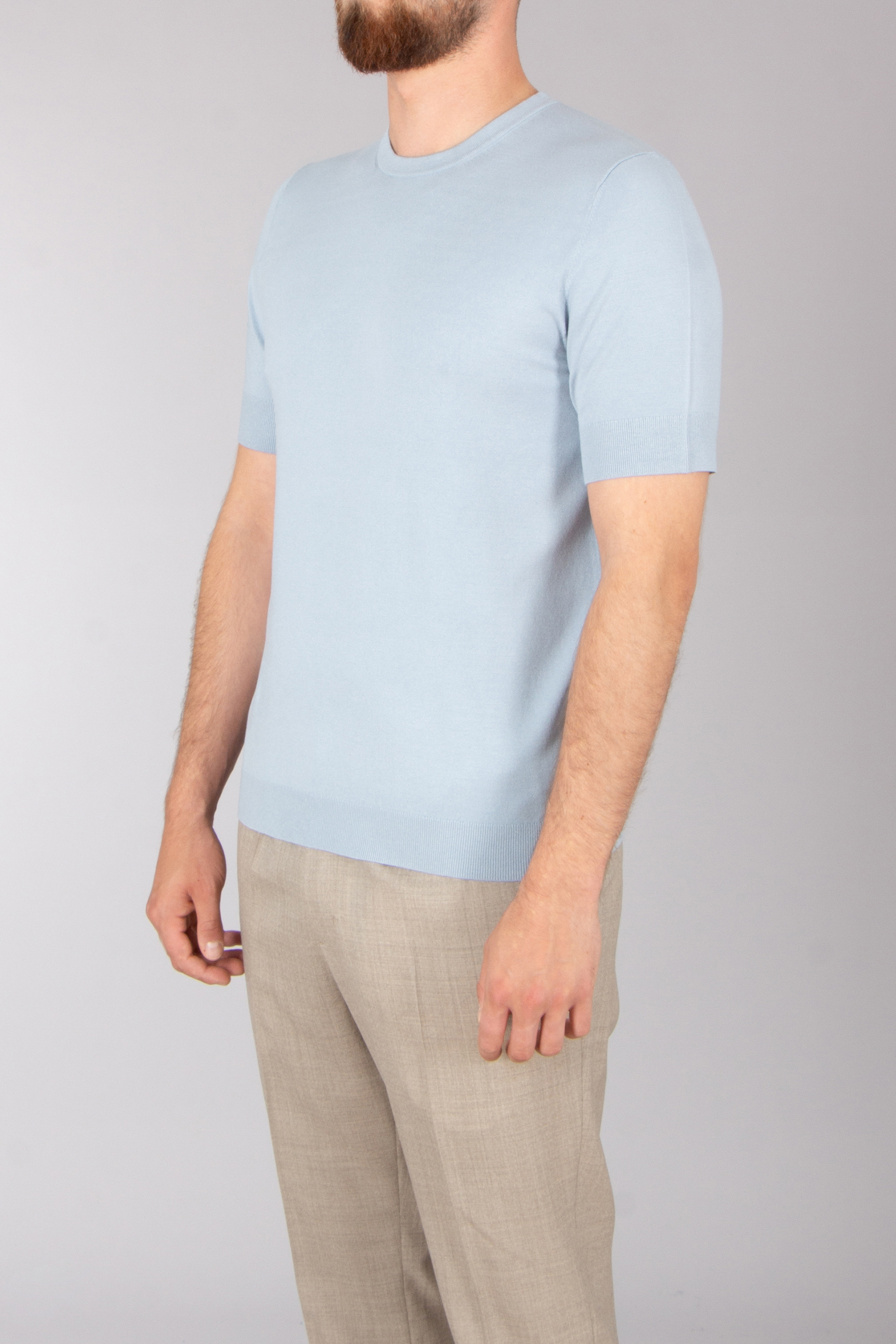 HUGO Slim Fit Viscose Blend Short-Sleeve Sweater San Carl T-shirt, Leinen, Erwachsener, Mann, Person