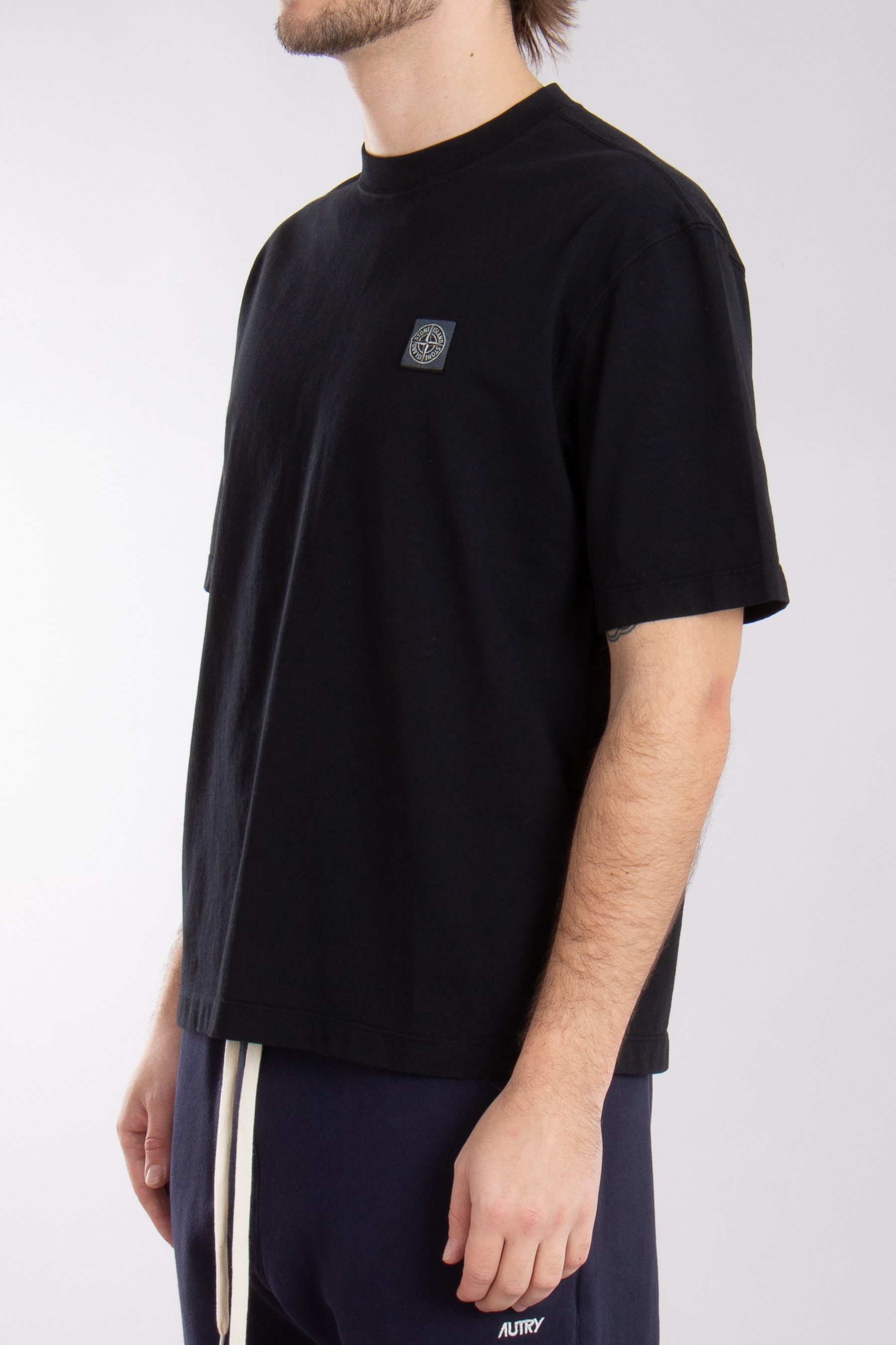 STONE ISLAND Combed Organic Cotton Jersey T-Shirt