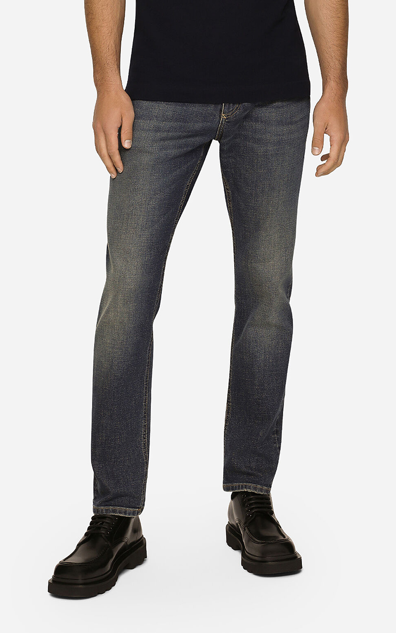 DOLCE & GABBANA Regular Cotton Stretch Jeans DOLCE & GABBANA Regular Cotton Stretch Jeans