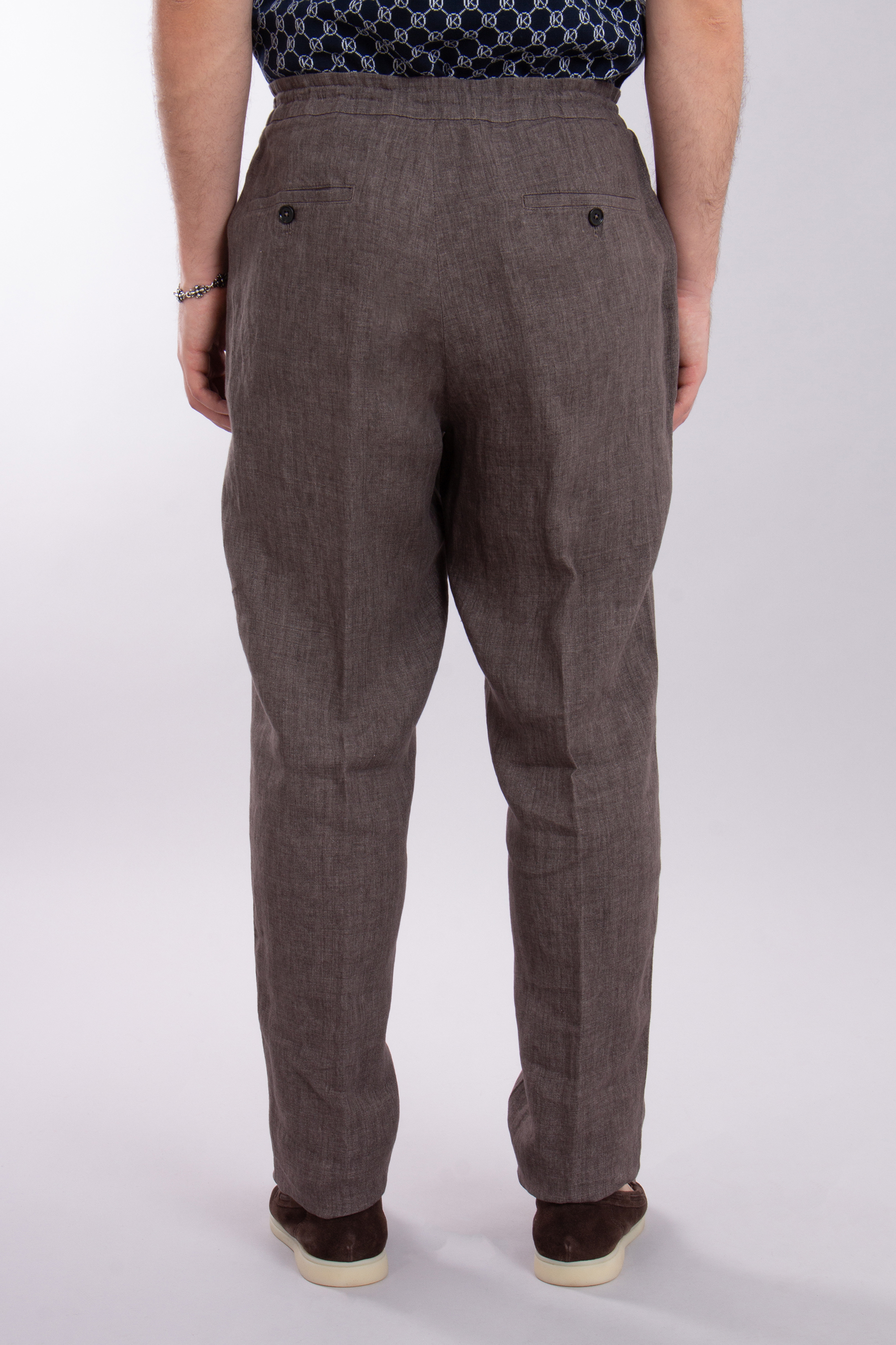 ZEGNA Relaxed Fit Linen Pants