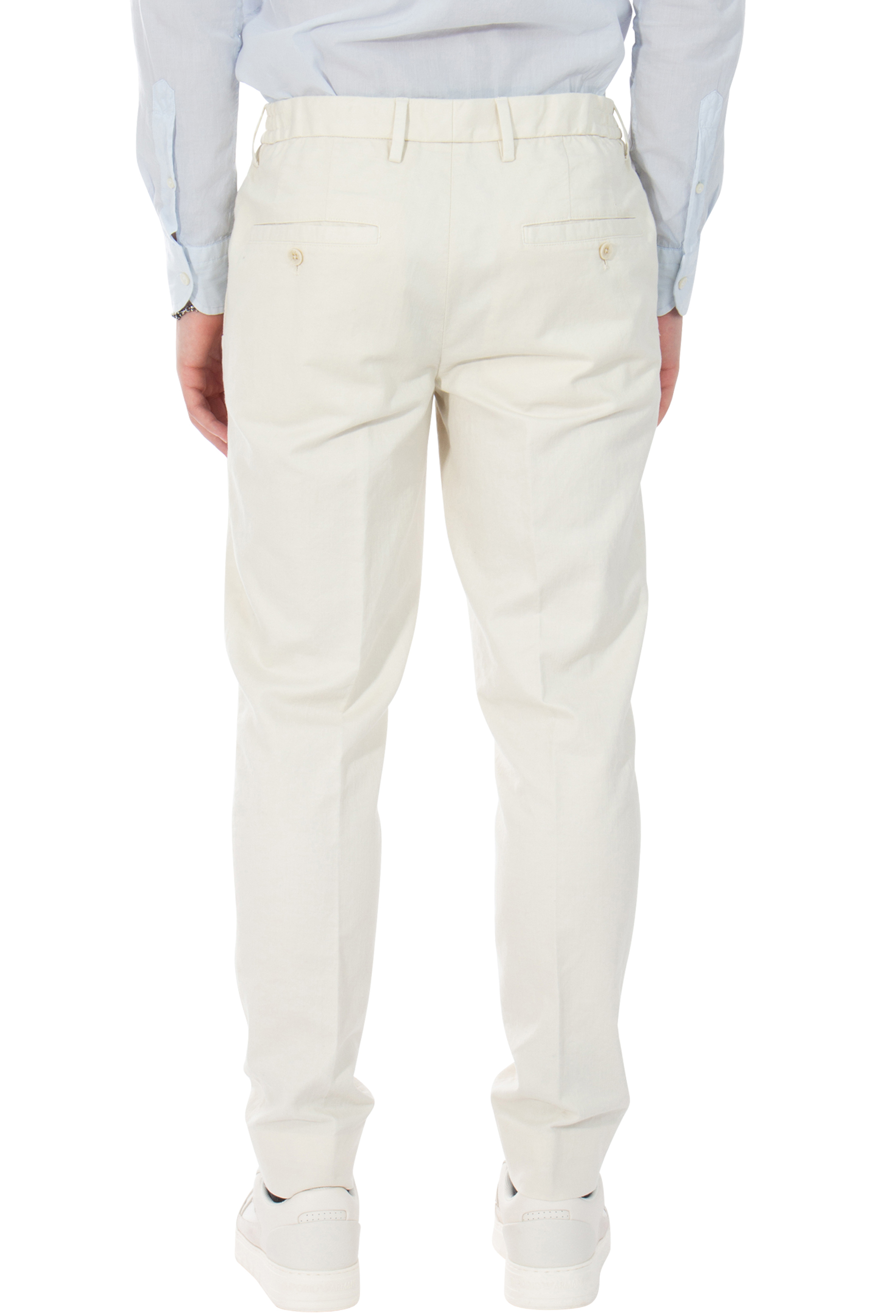 GTA Cotton Linen Blend Stretch Pants Dennis