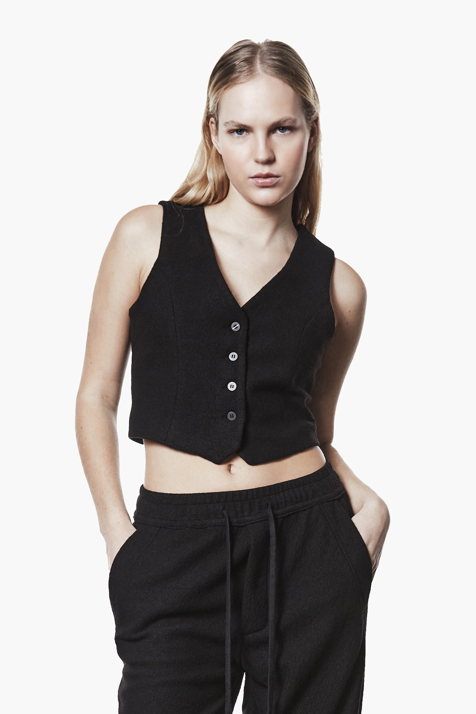 Weste, Bluse, Erwachsener, Person, Frau