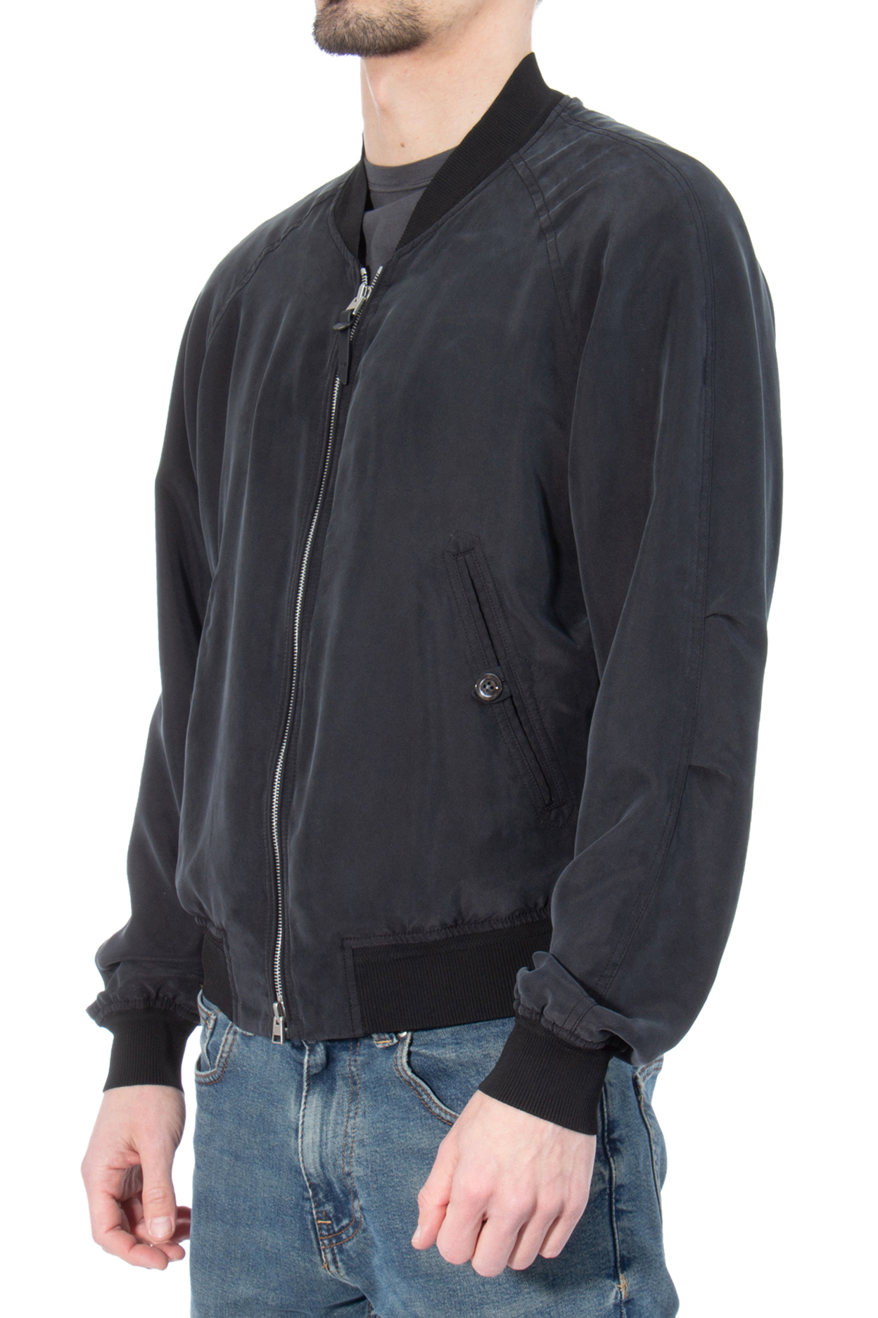 TOM FORD Silk Habotai Raglan Bomber