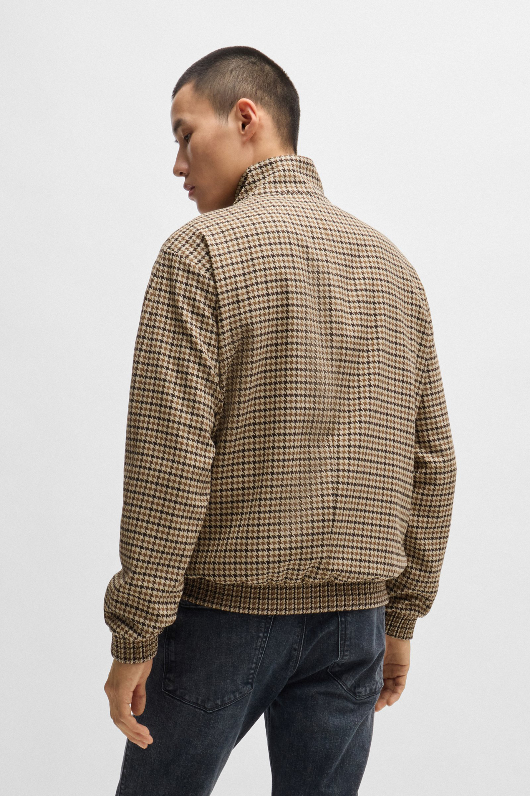 HUGO Modern Fit Houndstooth Jacket Keyn | KEYN50520371209