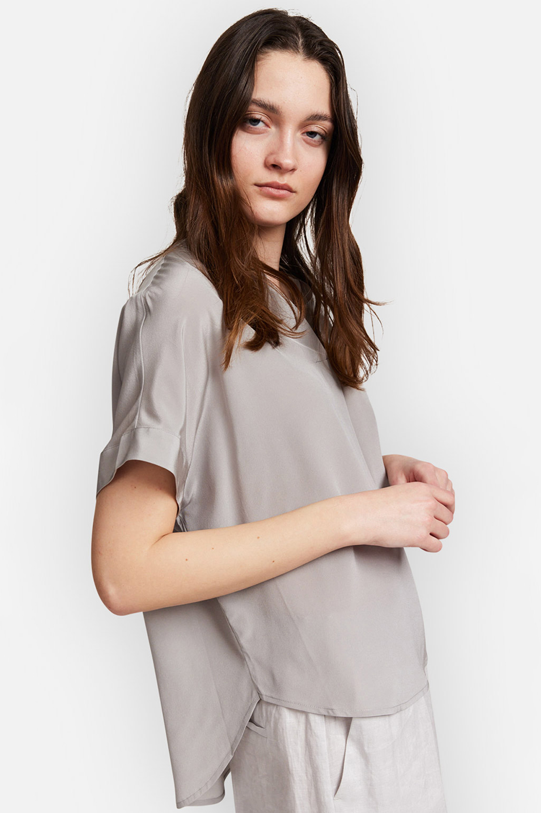 IHEART Oversized Silk Blouse Elouise