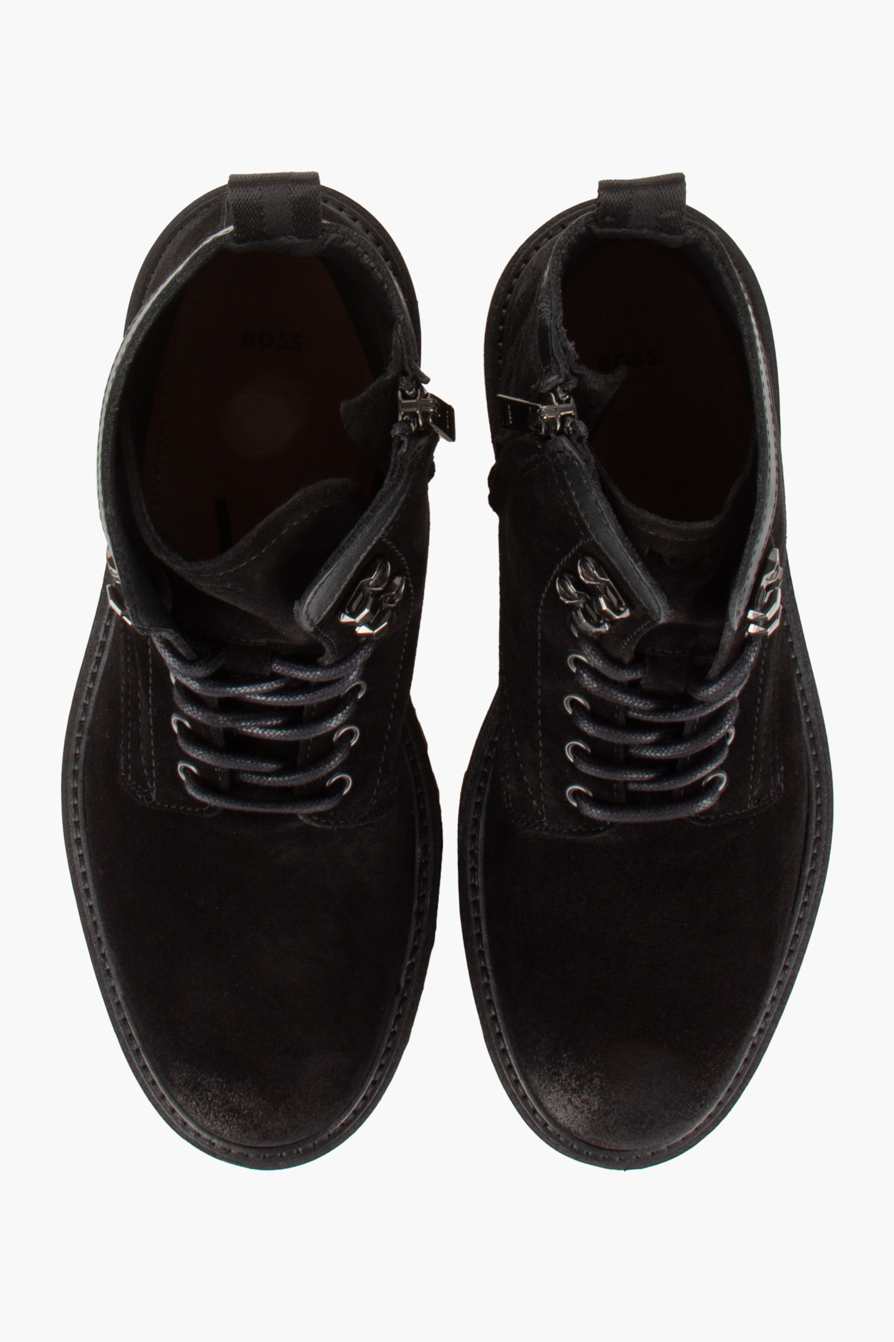 BOSS Suede Ankle Boots Julyo Wildleder, Kleidung, Schuhwerk, Schuh, Sneaker