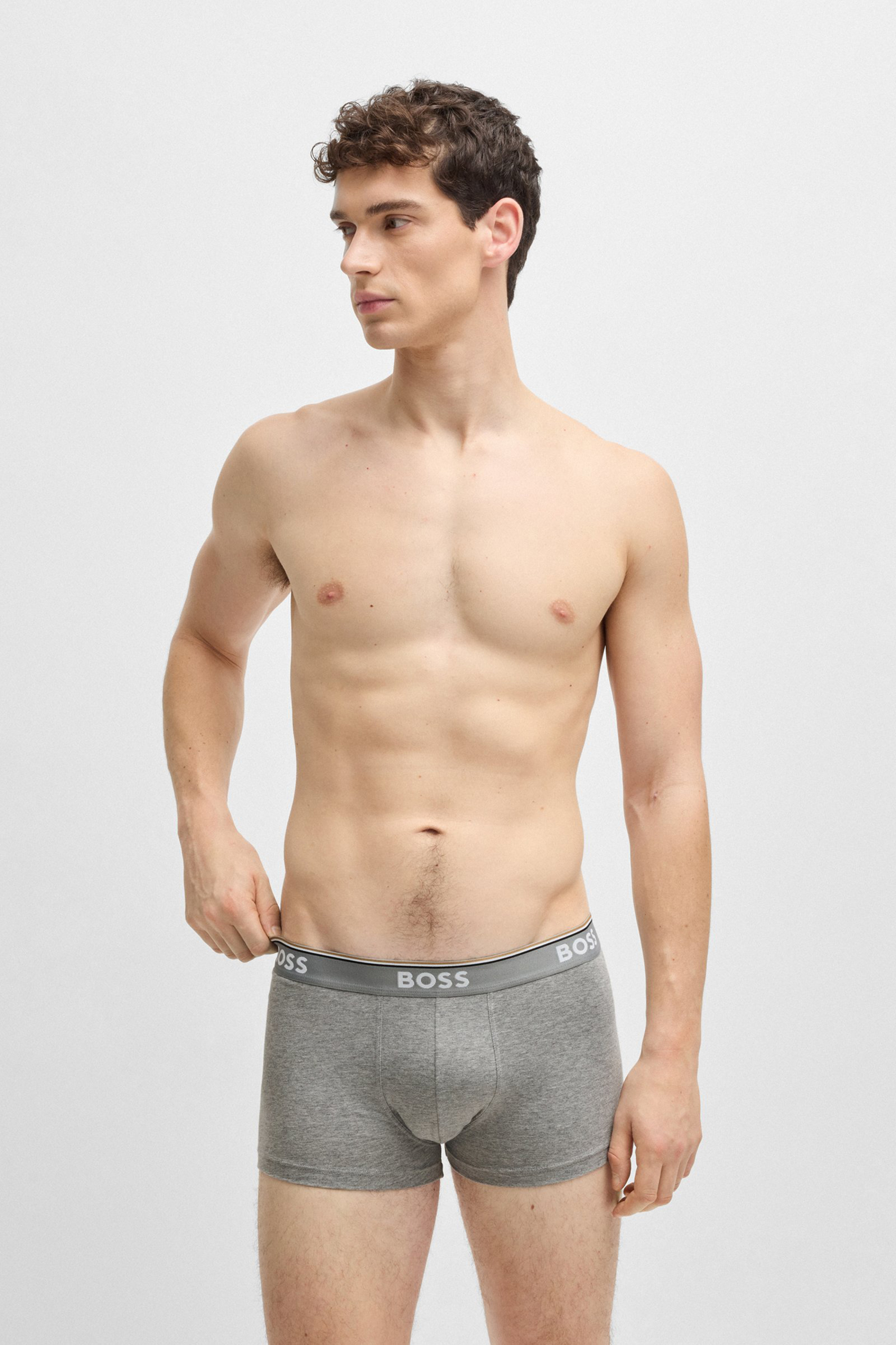 BOSS 3-Pack Cotton Stretch Trunks Power BOSS 3-Pack Cotton Stretch Trunks Power