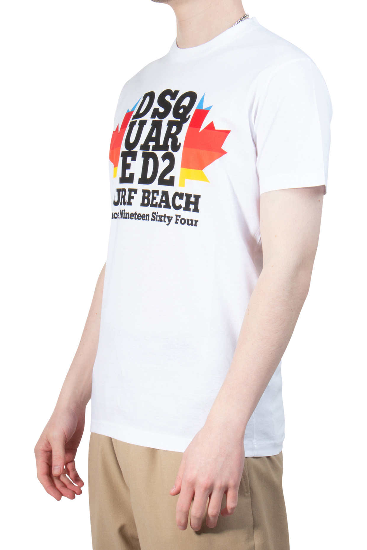 DSQUARED2 Surf Beach Print T-Shirt