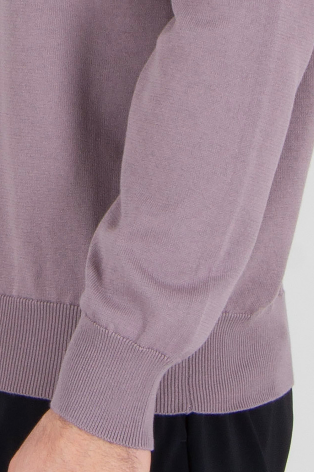 STONE ISLAND Regular Fit Light Raw Hand Organic Cotton Crew Neck Sweater