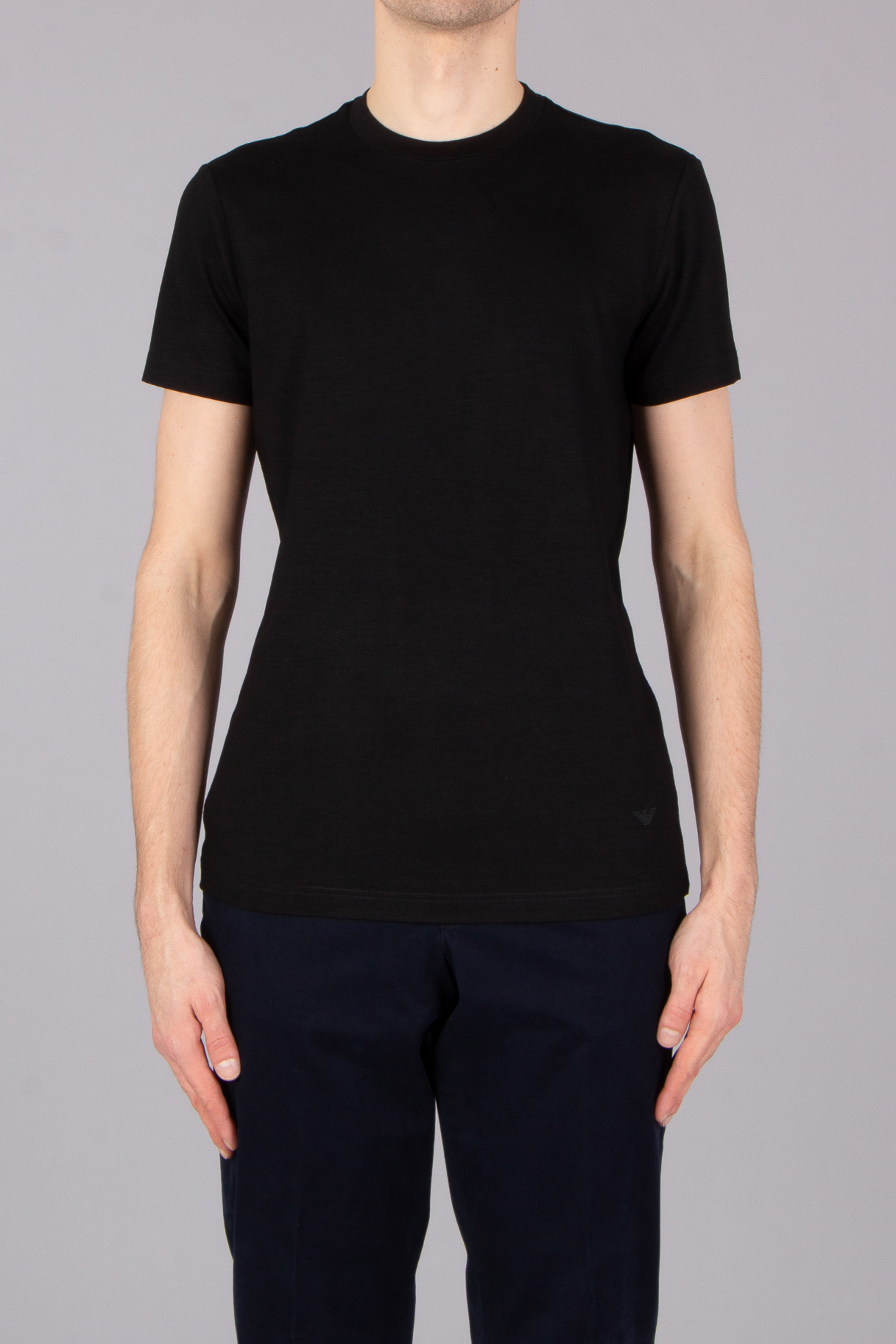 EMPORIO ARMANI Regular Fit Stretch Viscose Jersey T-Shirt 