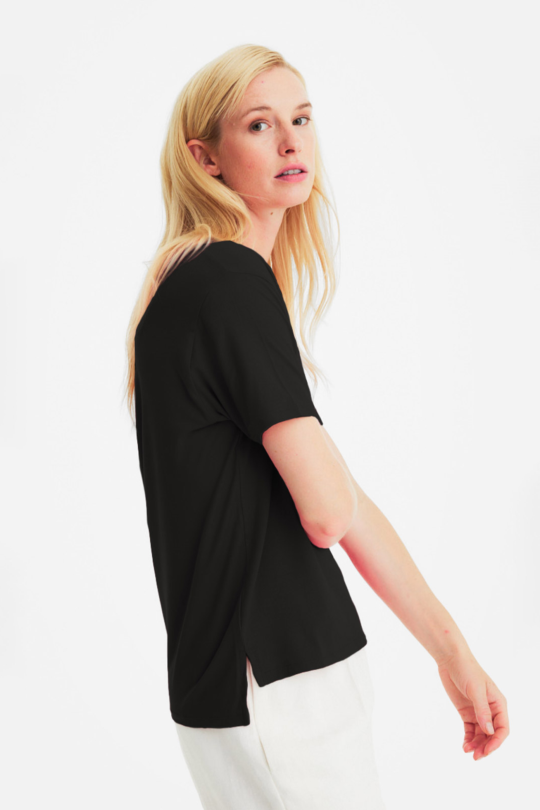 IHEART Modal Stretch Jersey T-Shirt Ileane