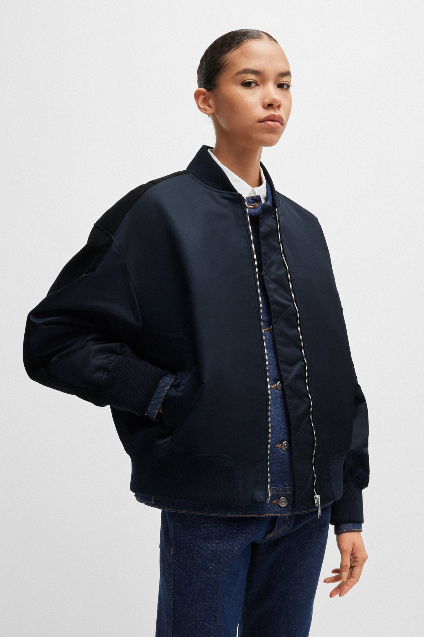 BOSS Nylon Bomber Jacket Pamilano BOSS Nylon Bomber Jacket Pamilano