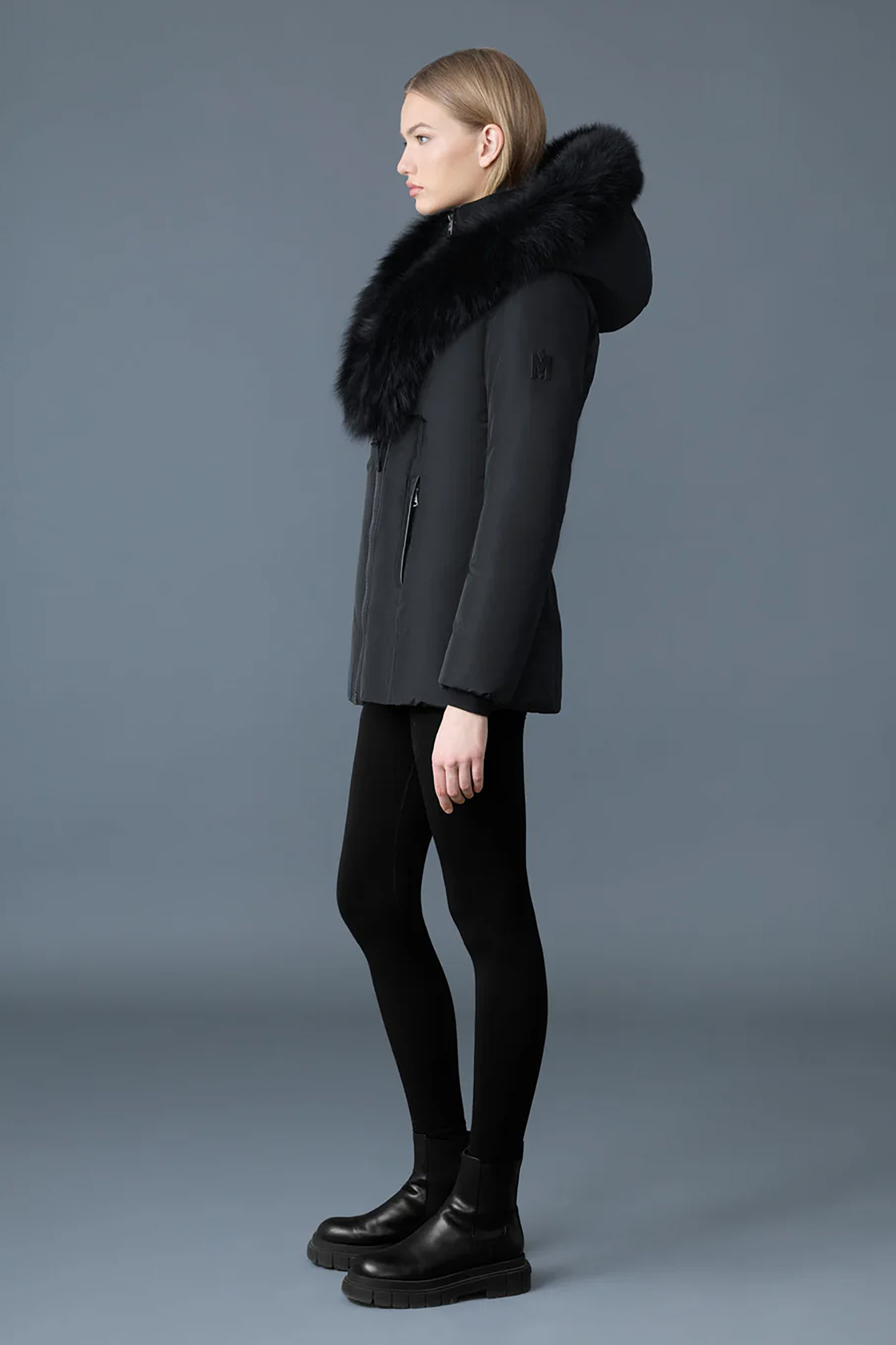 Bekleidung, Mantel, Person, Pelz