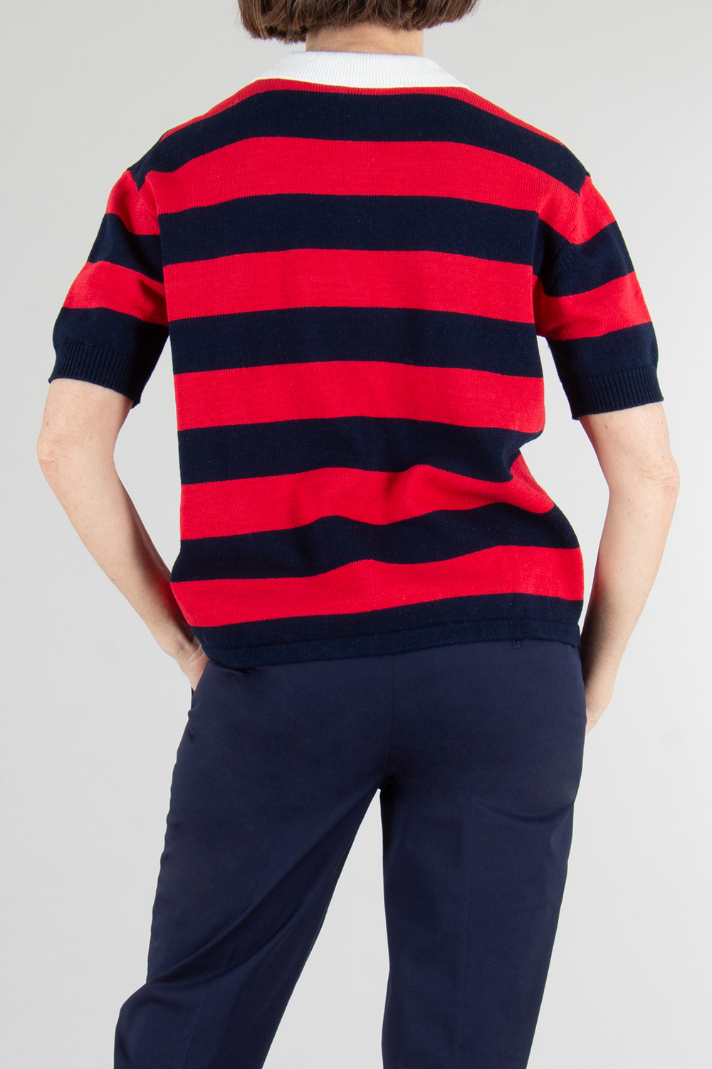 ASPESI
 Oversized Knitted Cotton Polo Shirt