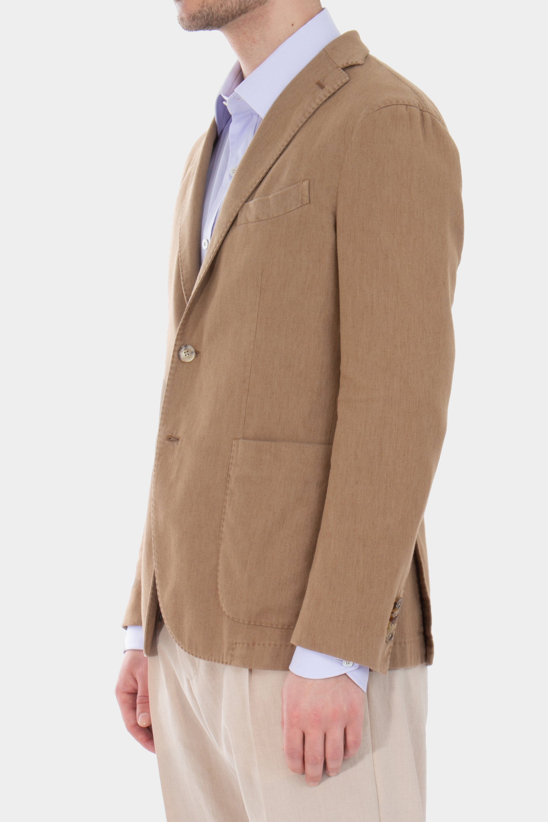BOGLIOLI Regular Fit Cotton-Linen Blend K-Jacket BOGLIOLI Regular Fit Cotton-Linen Blend K-Jacket