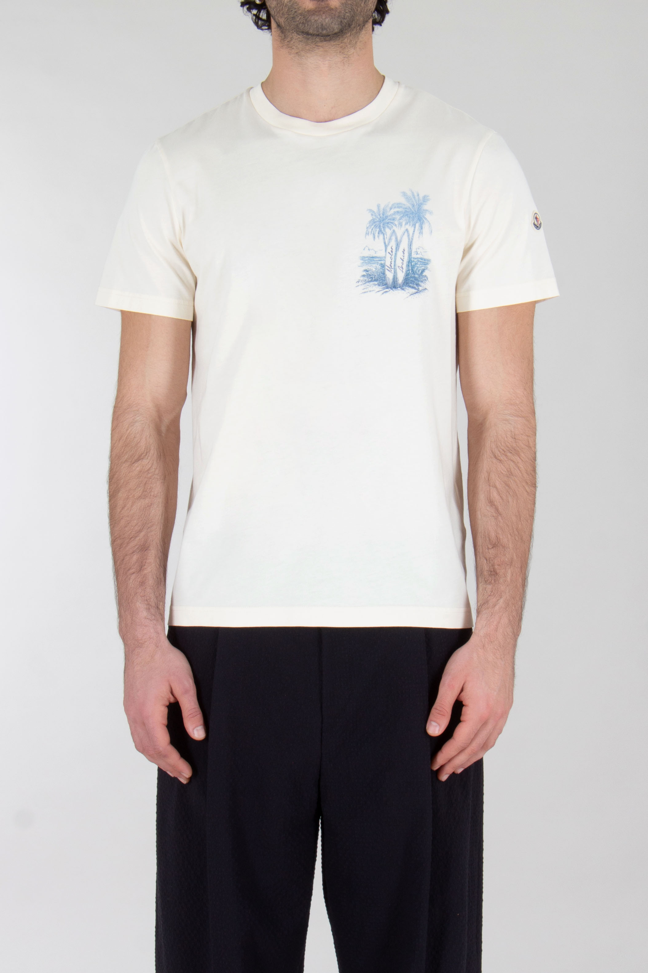 MONCLER Regular Fit Printed T- Shirt