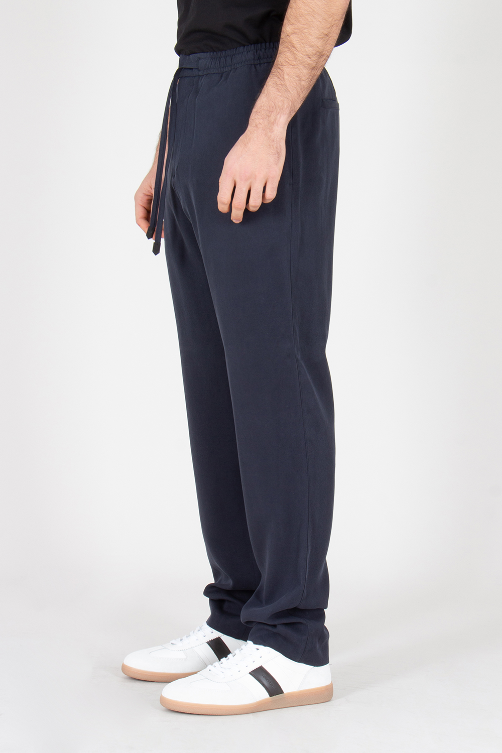CANALI Regular Fit Lyocell Drawstring Pants