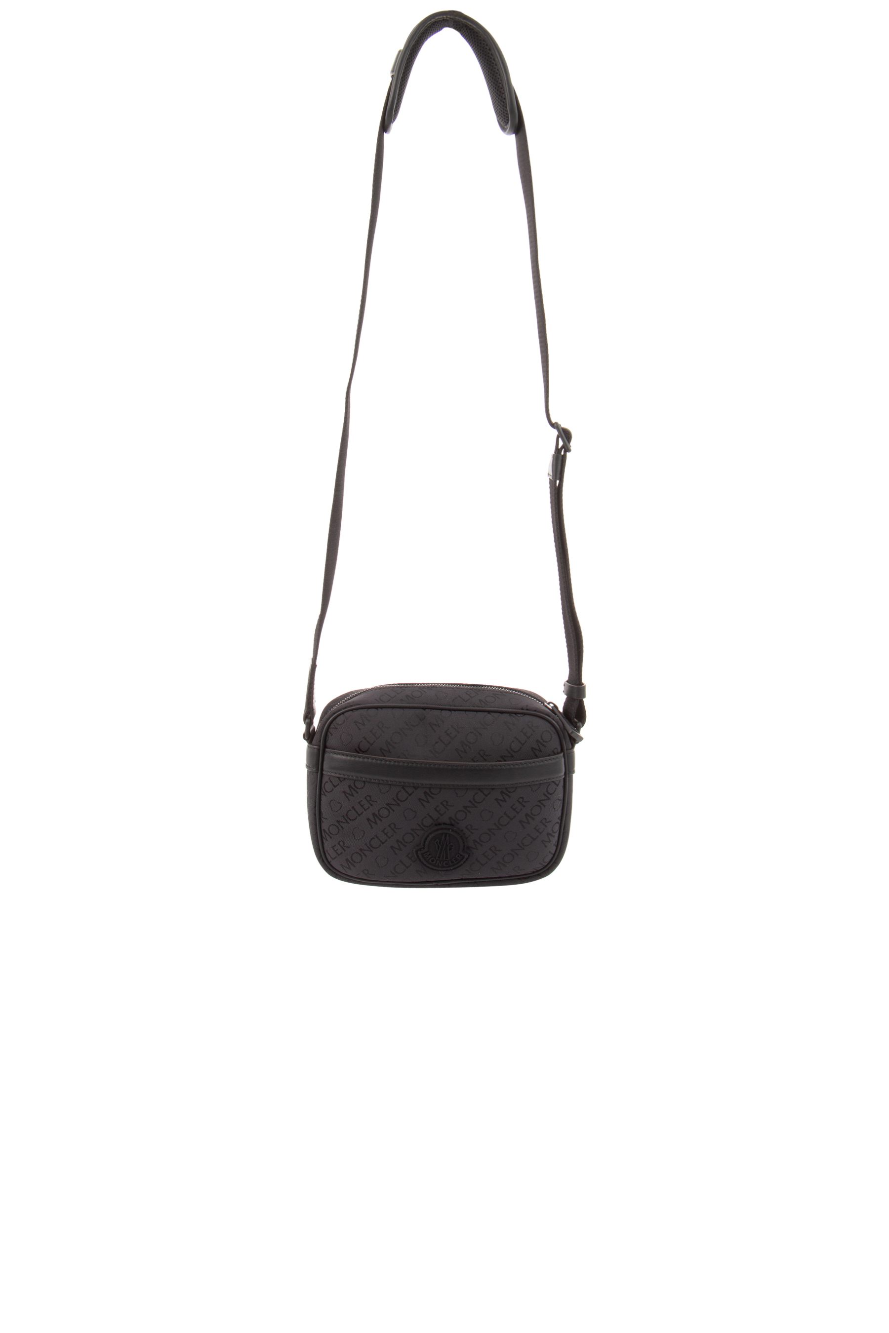 MONCLER Printed Nylon Jacquard Tech Crossbody Bag MONCLER Printed Nylon Jacquard Tech Crossbody Bag