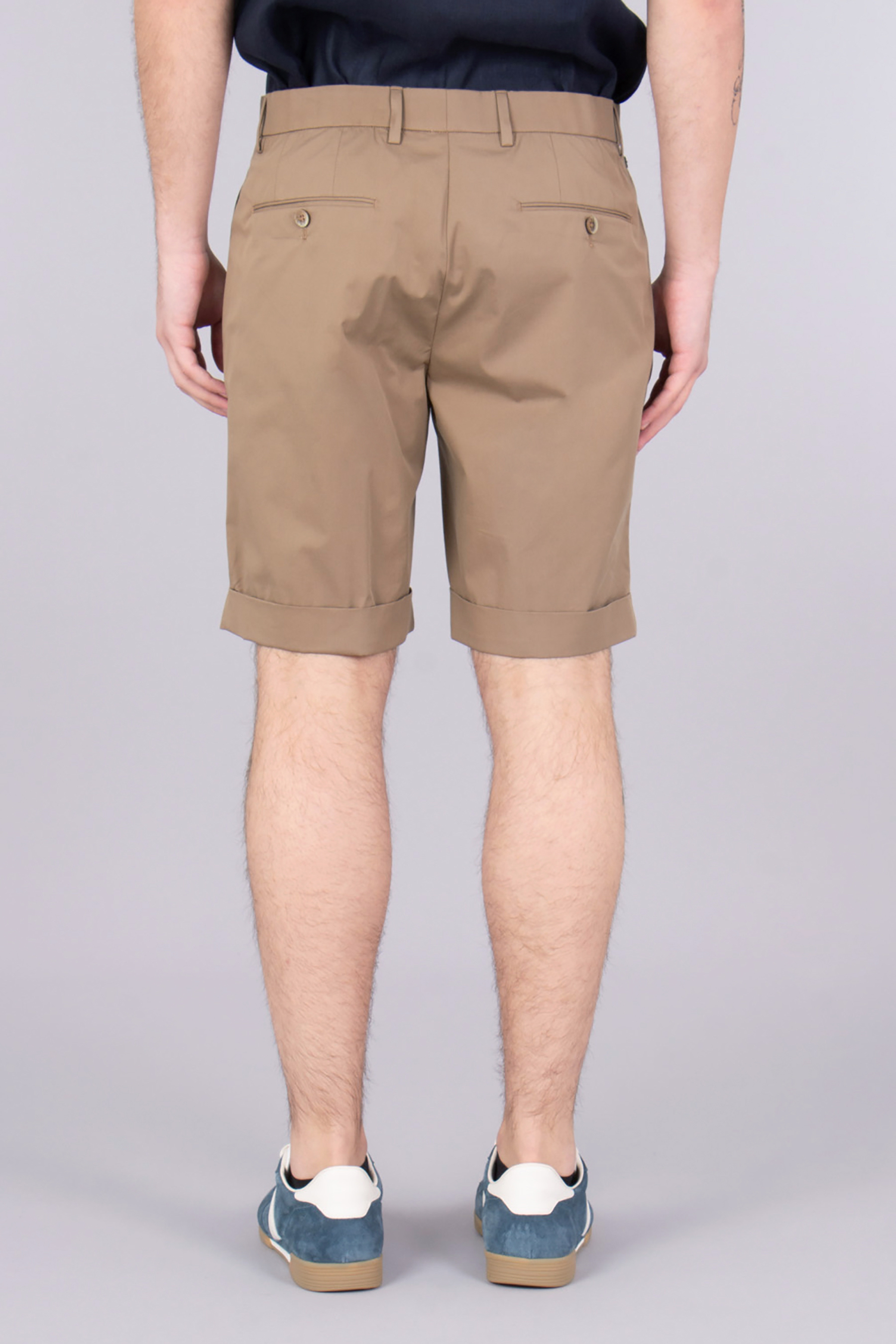 GTA Regular Fit Cotton-Nylon Stretch Shorts Federico Short GTA Regular Fit Cotton-Nylon Stretch Shorts Federico Short