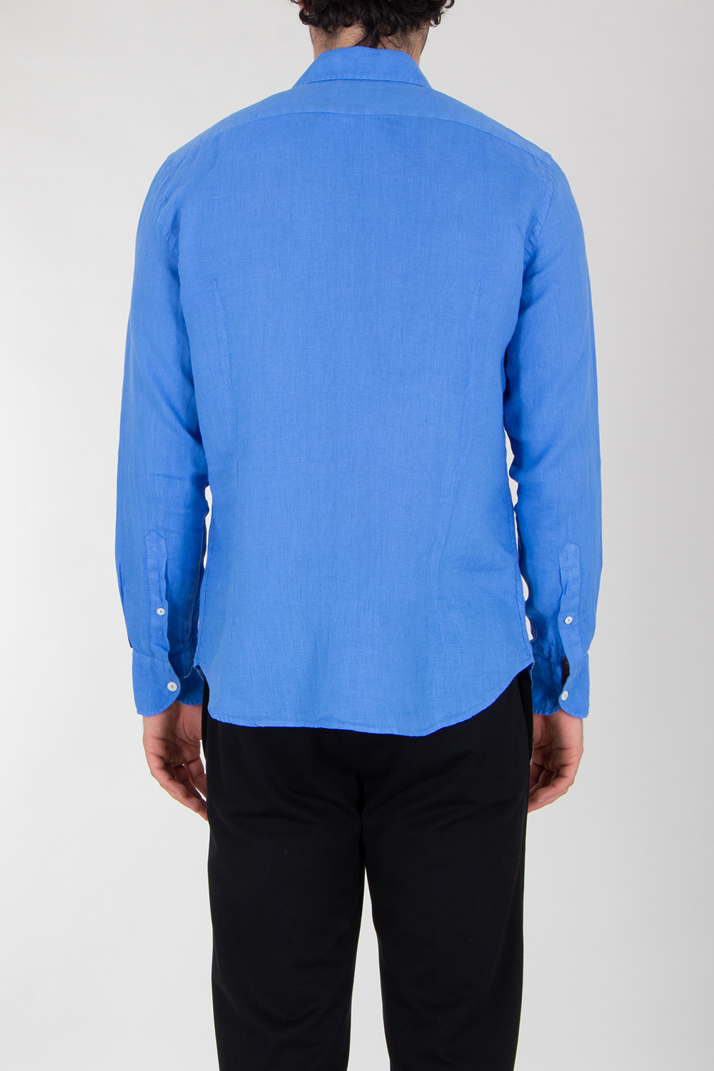 MC 2 SAINT BARTH Regular Fit Linen Shirt Pamplona