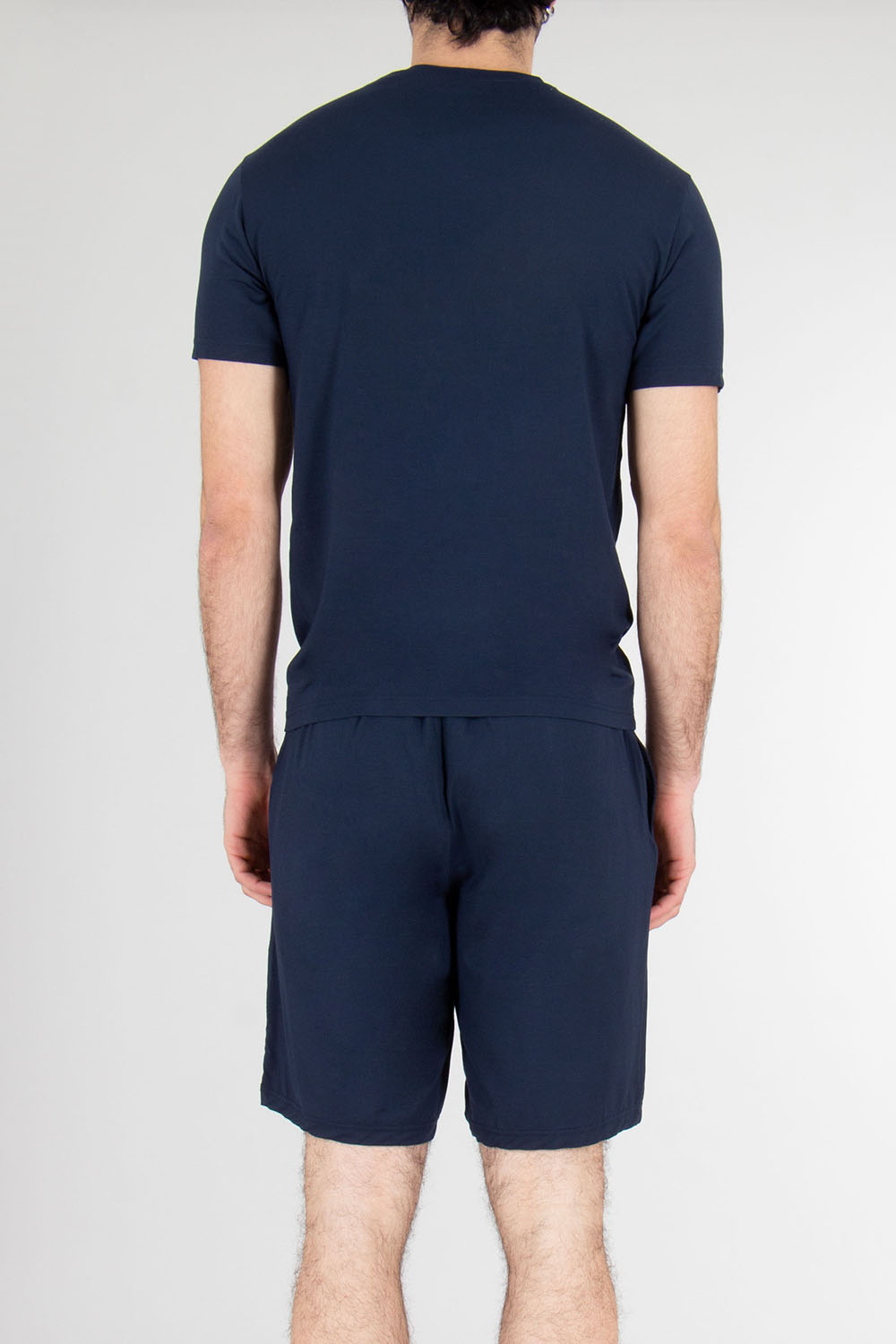 EMPORIO ARMANI Fitted Modal Stretch Jersey Short-Sleeve Pyjama 