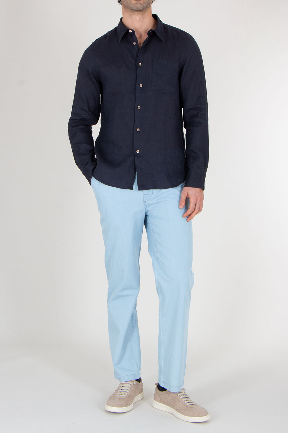 PAUL SMITH Regular Fit Linen Shirt 