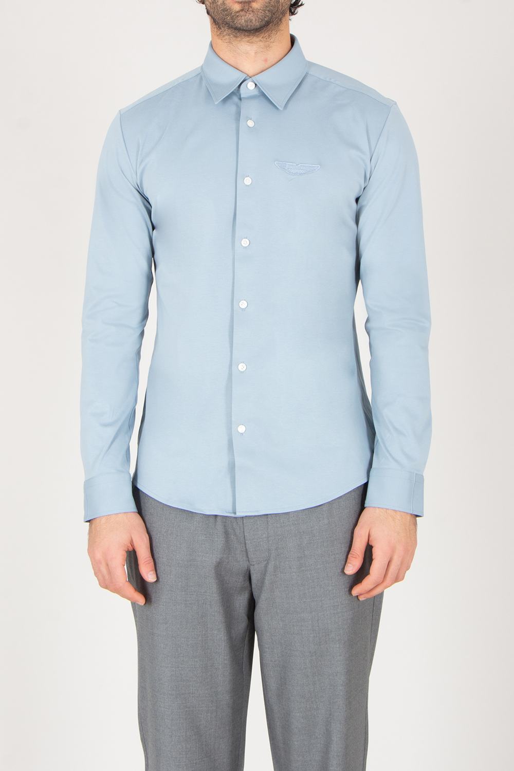 BOSS x ASTON MARTIN Slim Fit Cotton Jersey Shirt C-Roan