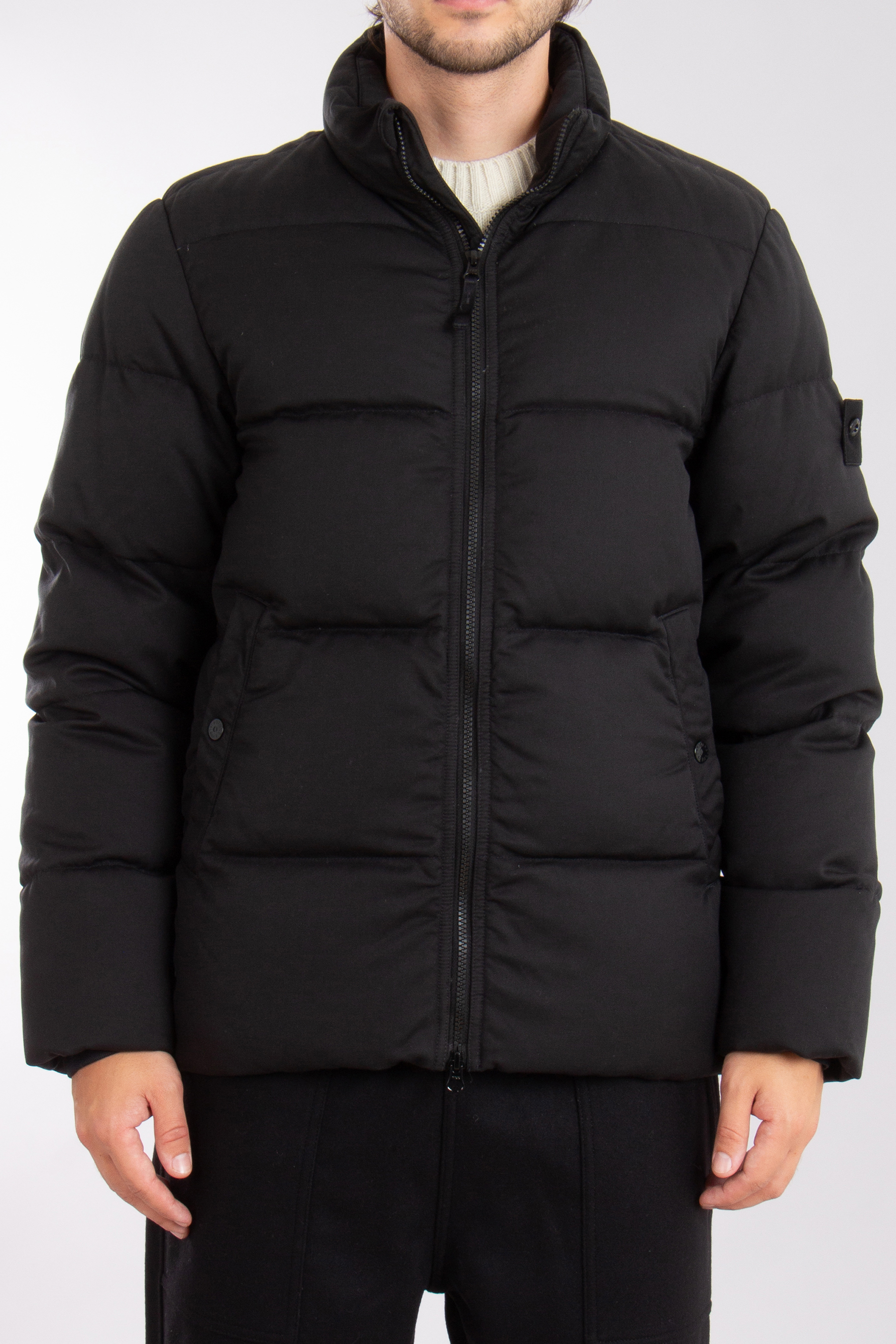 STONE ISLAND Ghost Piece Twill Wool Down Jacket STONE ISLAND Ghost Piece Twill Wool Down Jacket
