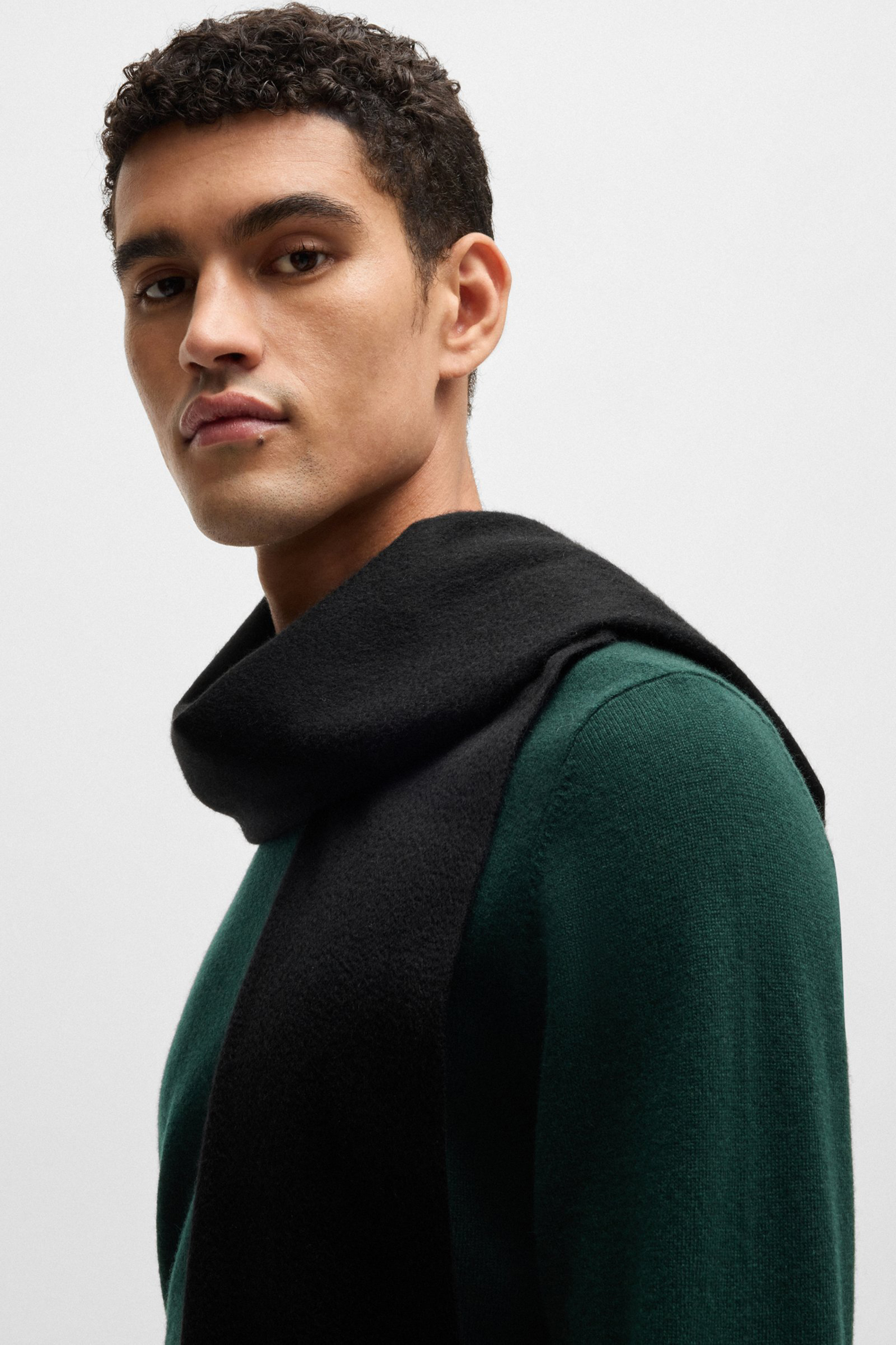 BOSS Italian Cashmere Scarf Scottas BOSS Italian Cashmere Scarf Scottas