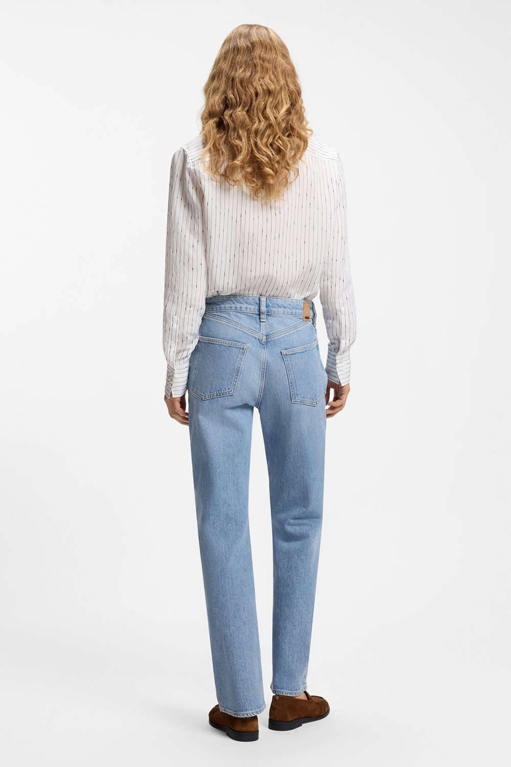 BOSS Slim Straight Fit Cotton Stretch Denim Jeans Parkway