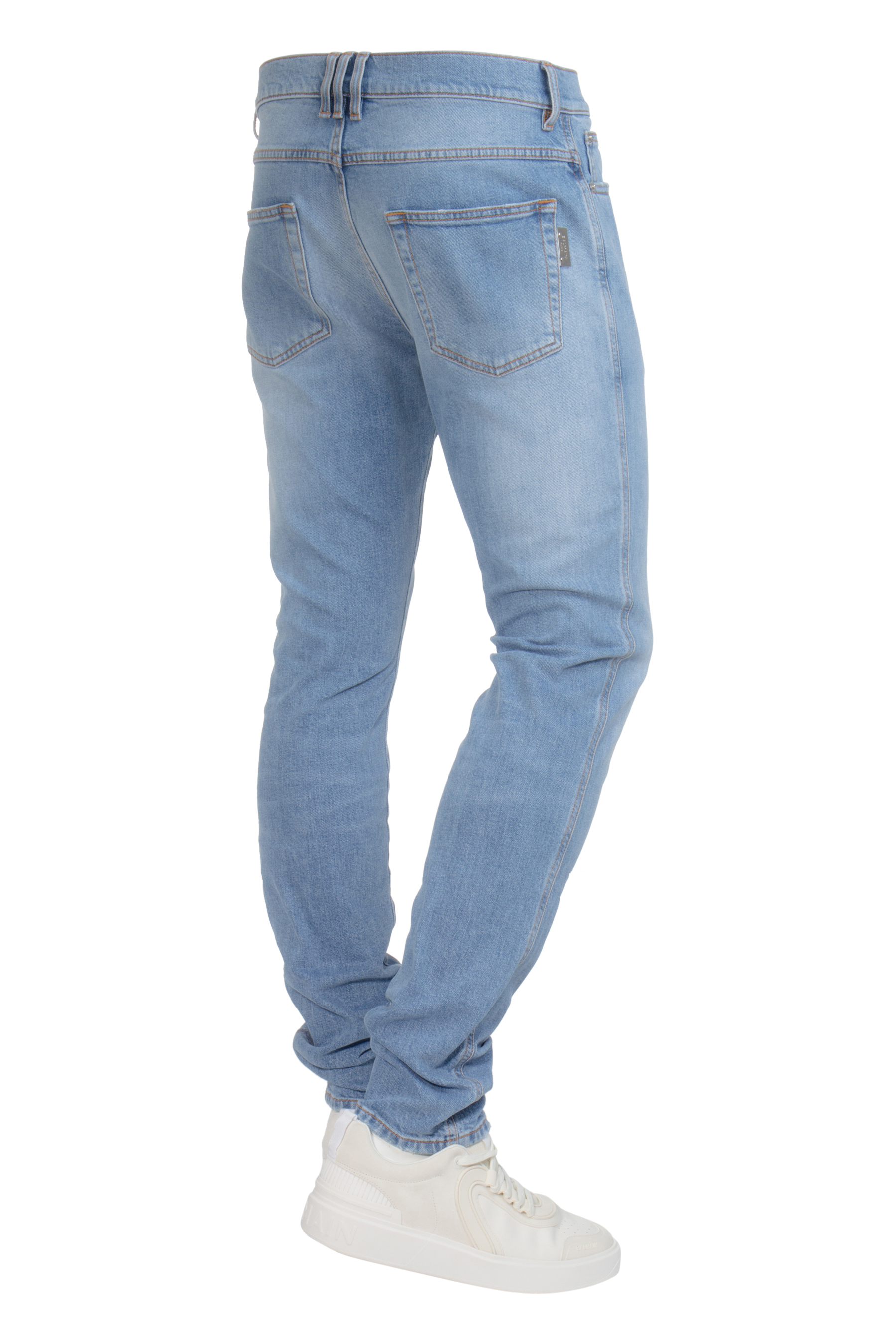 BALMAIN Slim Fit Cotton Stretch Denim Jeans BALMAIN Slim Fit Cotton Stretch Denim Jeans