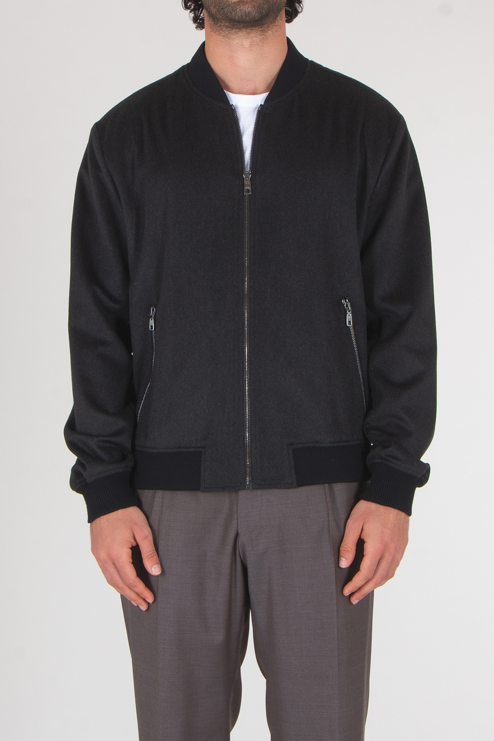 DOLCE & GABBANA Cashmere Bomber Jacket