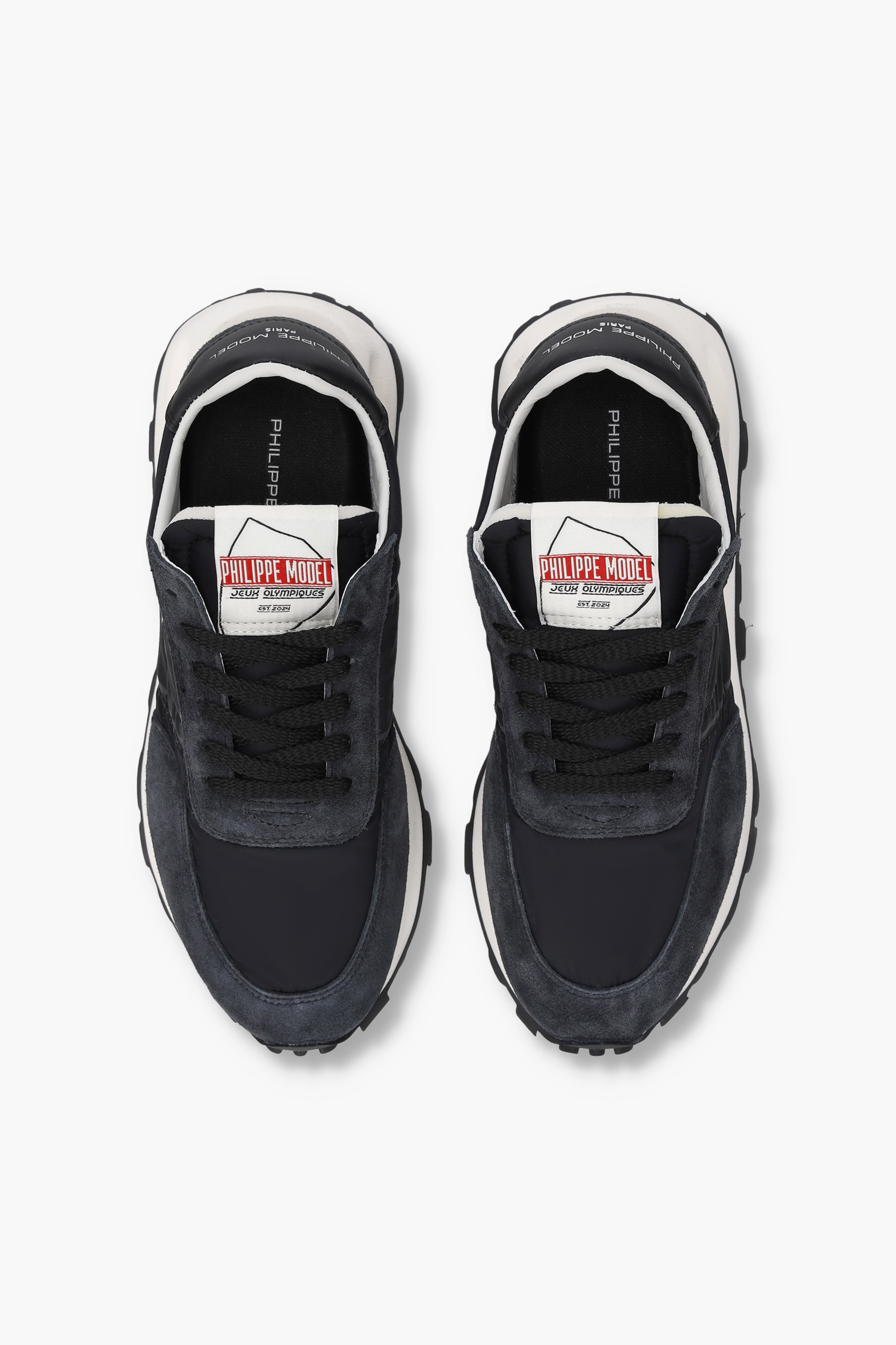 PHILIPPE MODEL Technical Fabric & Suede Sneakers Tour Low Bekleidung, Schuhwerk, Schuh, Sneaker