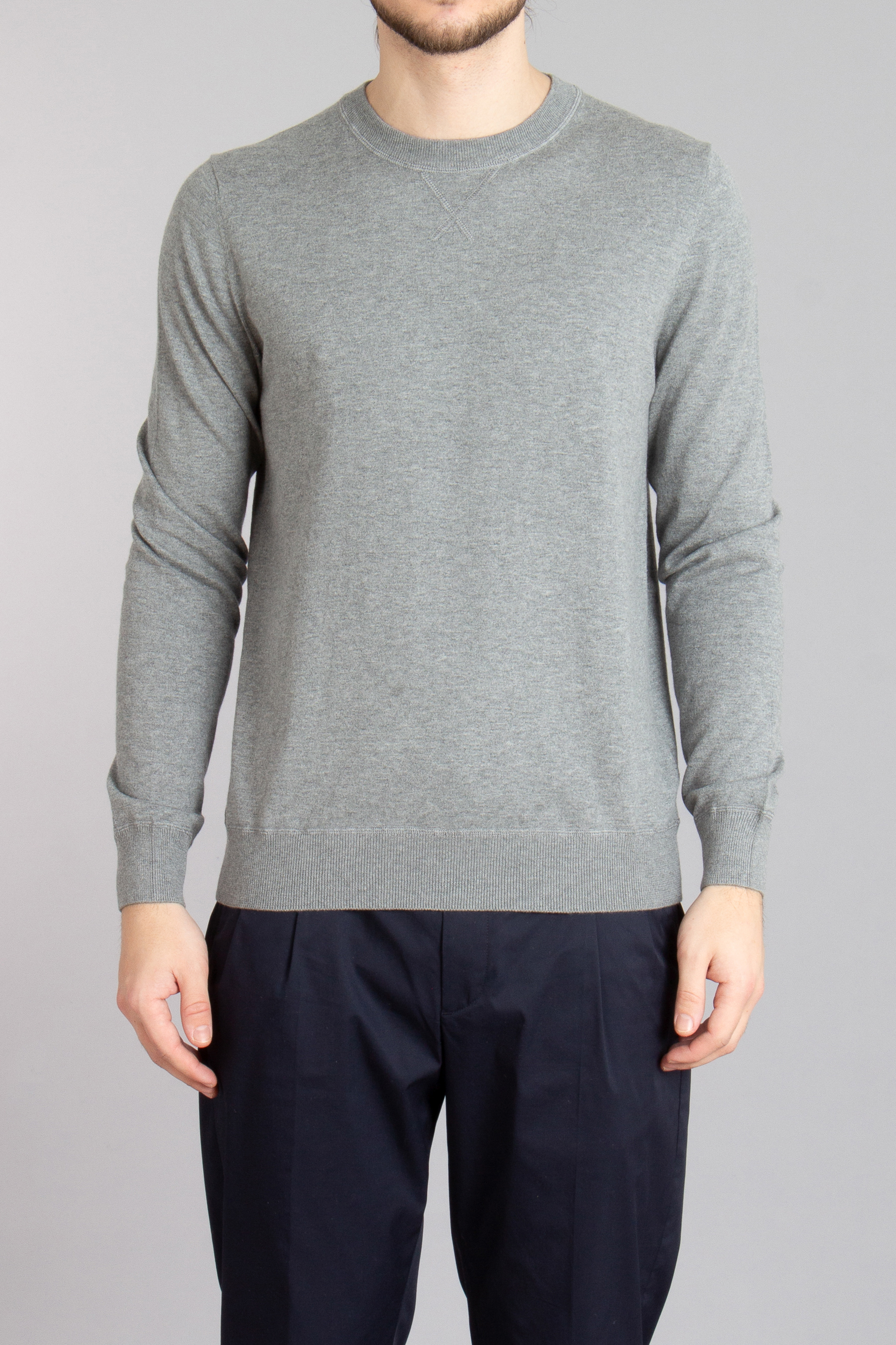 ALLUDE Cotton-Silk-Cashmere Blend Sweater