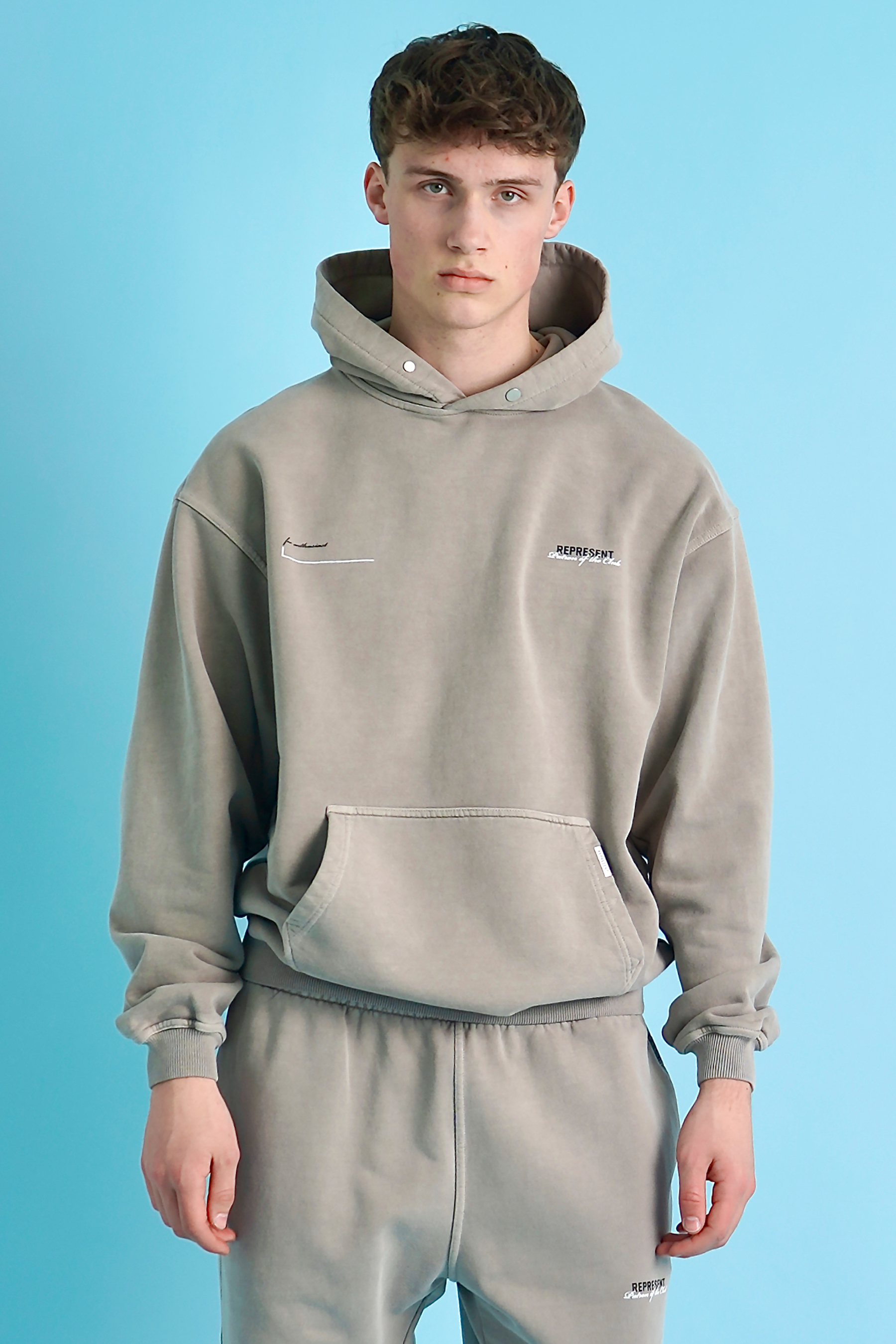 REPRESENT Patron Of The Club Cotton Hoodie REPRESENT Patron Of The Club Cotton Hoodie