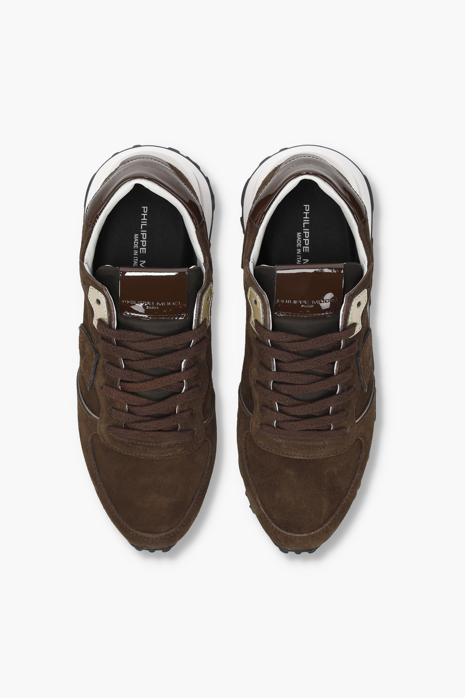 PHILIPPE MODEL Suede Sneakers Tropez Haute Low Bekleidung, Schuhwerk, Schuh, Wildleder, Turnschuh
