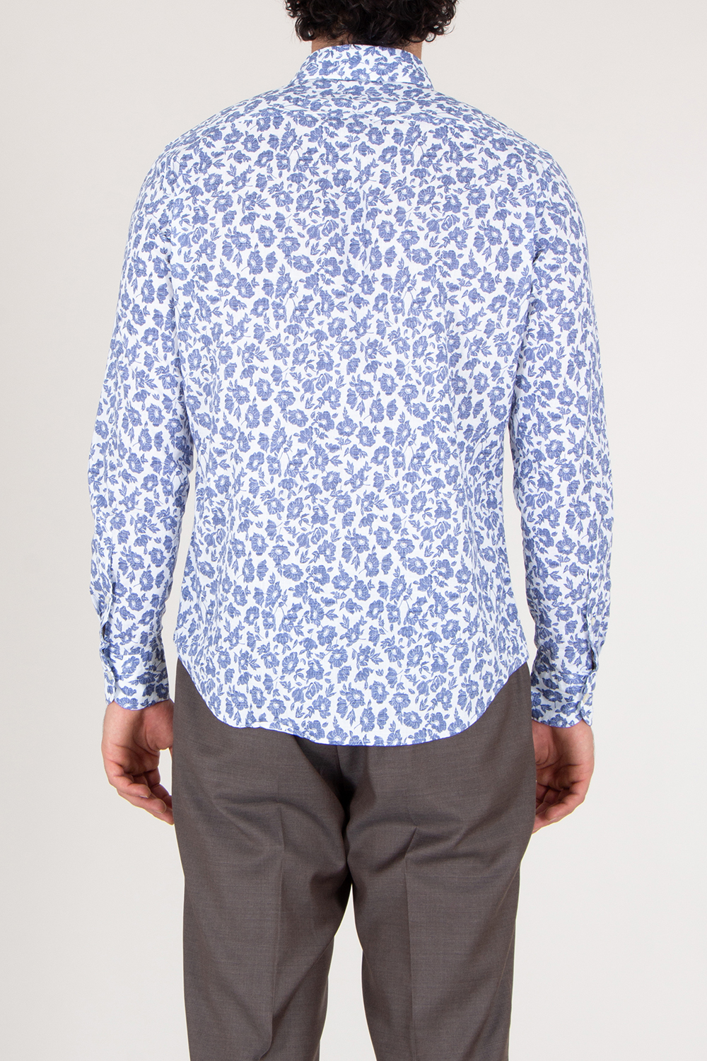 SONRISA Regular Fit Shark Collar Cotton Shirt