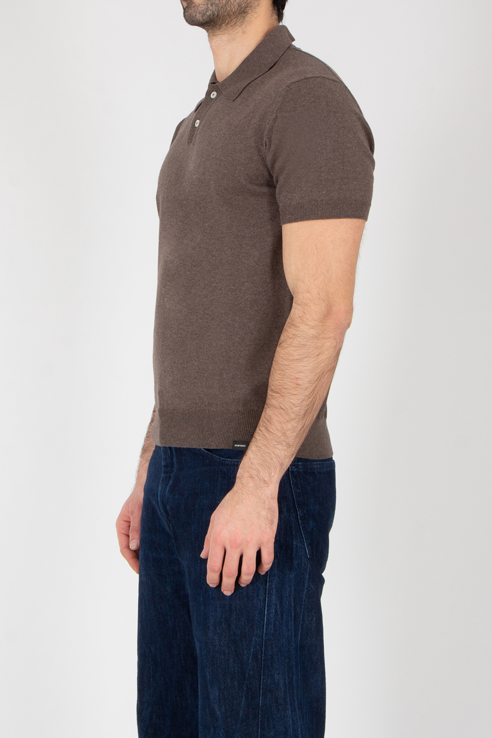 WOOLRICH Regular Fit Cotton Short-Sleeve Knit Polo