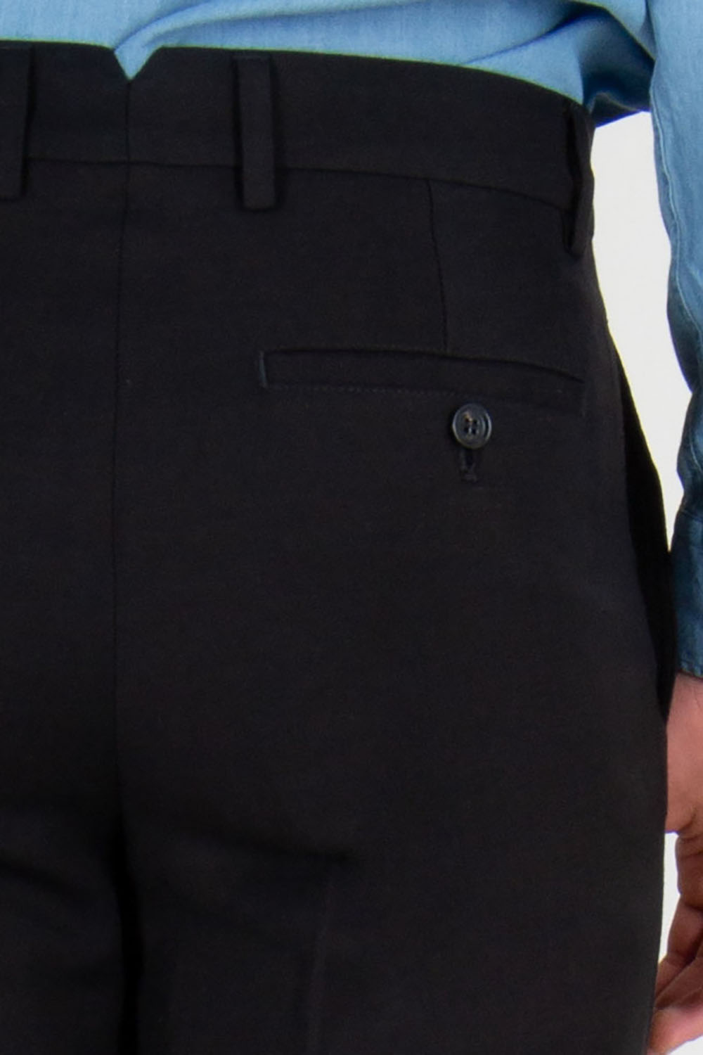 AMI PARIS Straight Fit Viscose-Linen Blend Pants