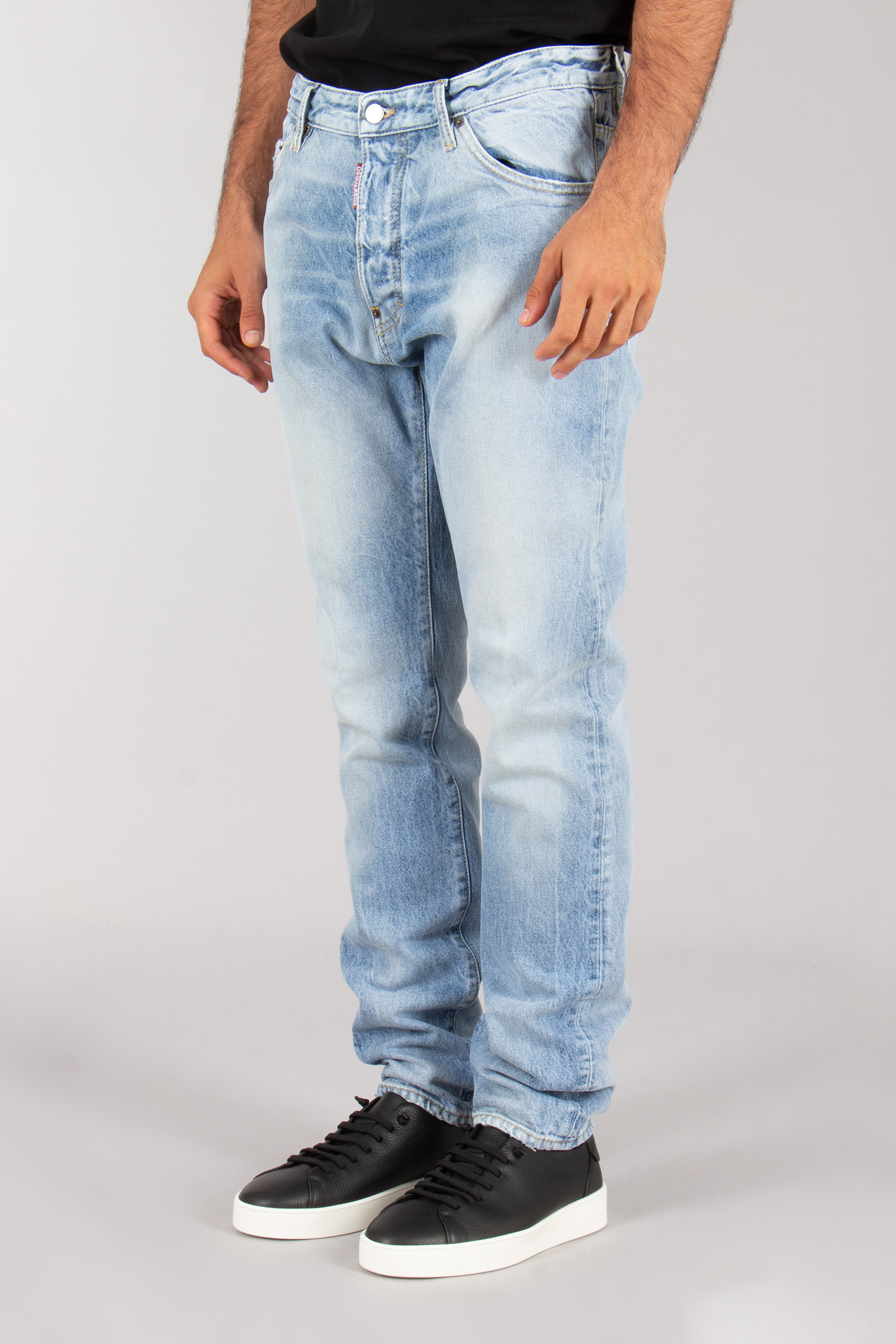 DSQUARED2 Slim Fit Cotton Denim Cool Guy Jeans Hosen, Jeans, Schuh, Mann, Person