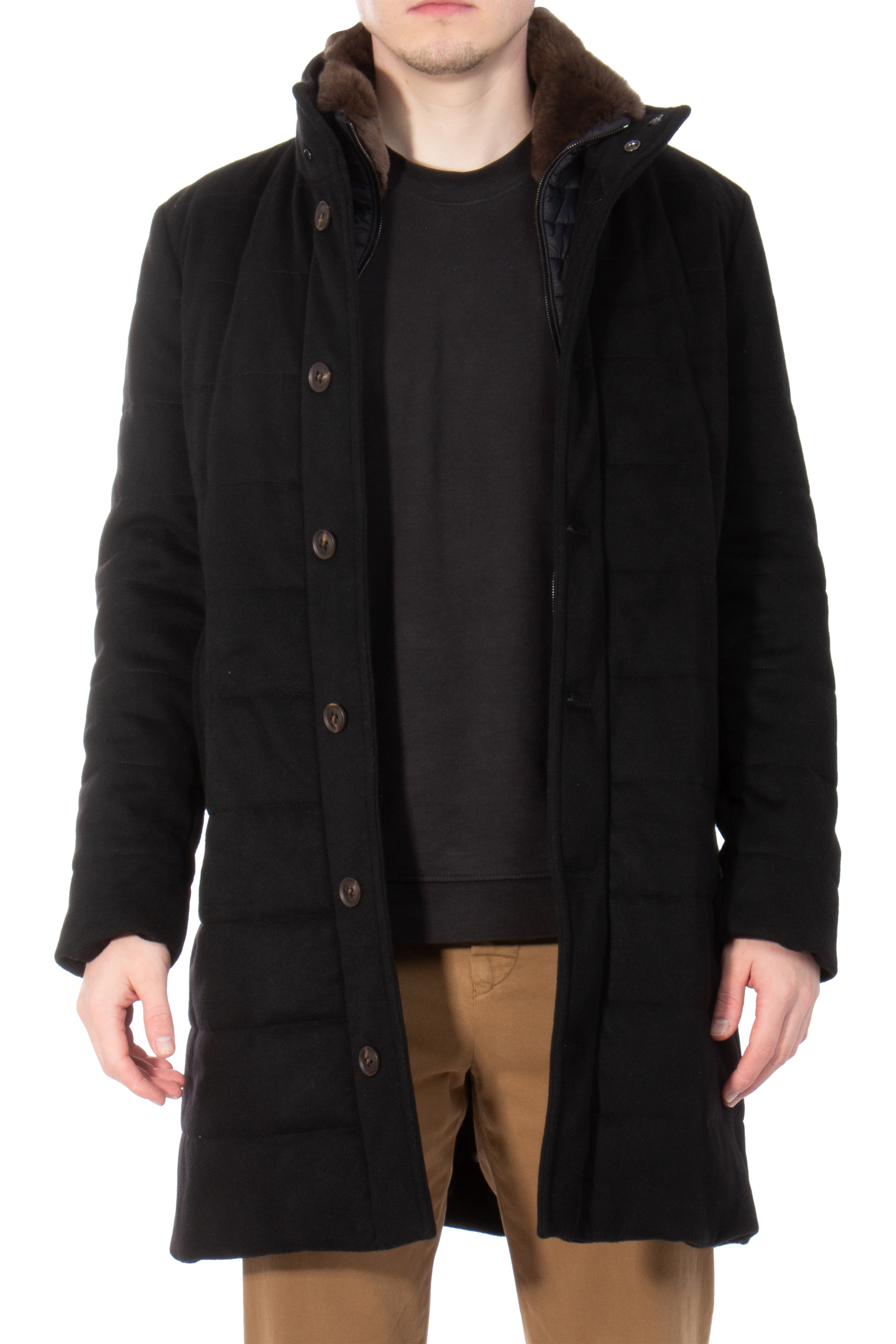 KITON Virgin Wool Cashmere Coat KITON Virgin Wool Cashmere Coat