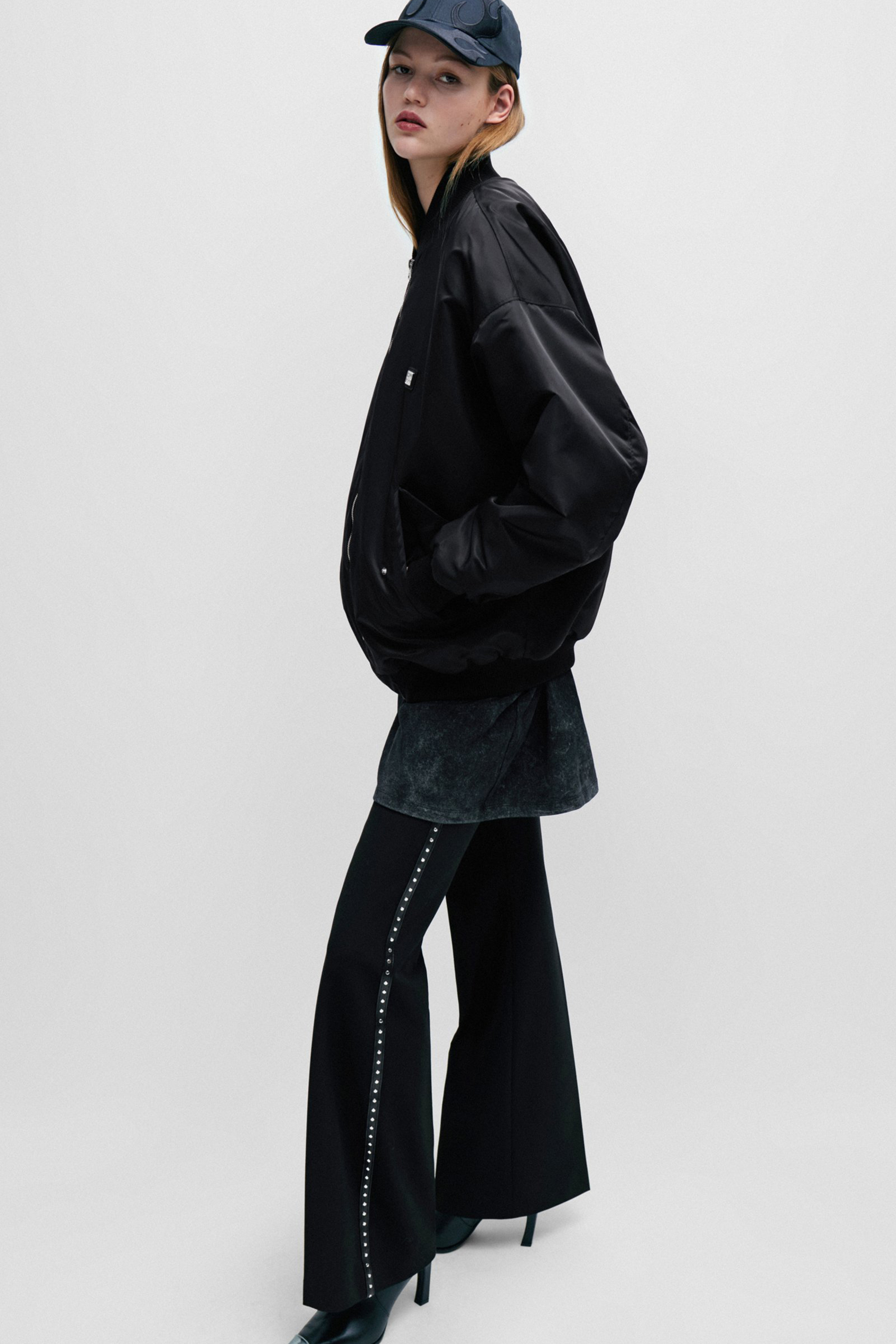 HUGO Oversized Recycled Nylon Jacket Flesiane HUGO Oversized Recycled Nylon Jacket Flesiane