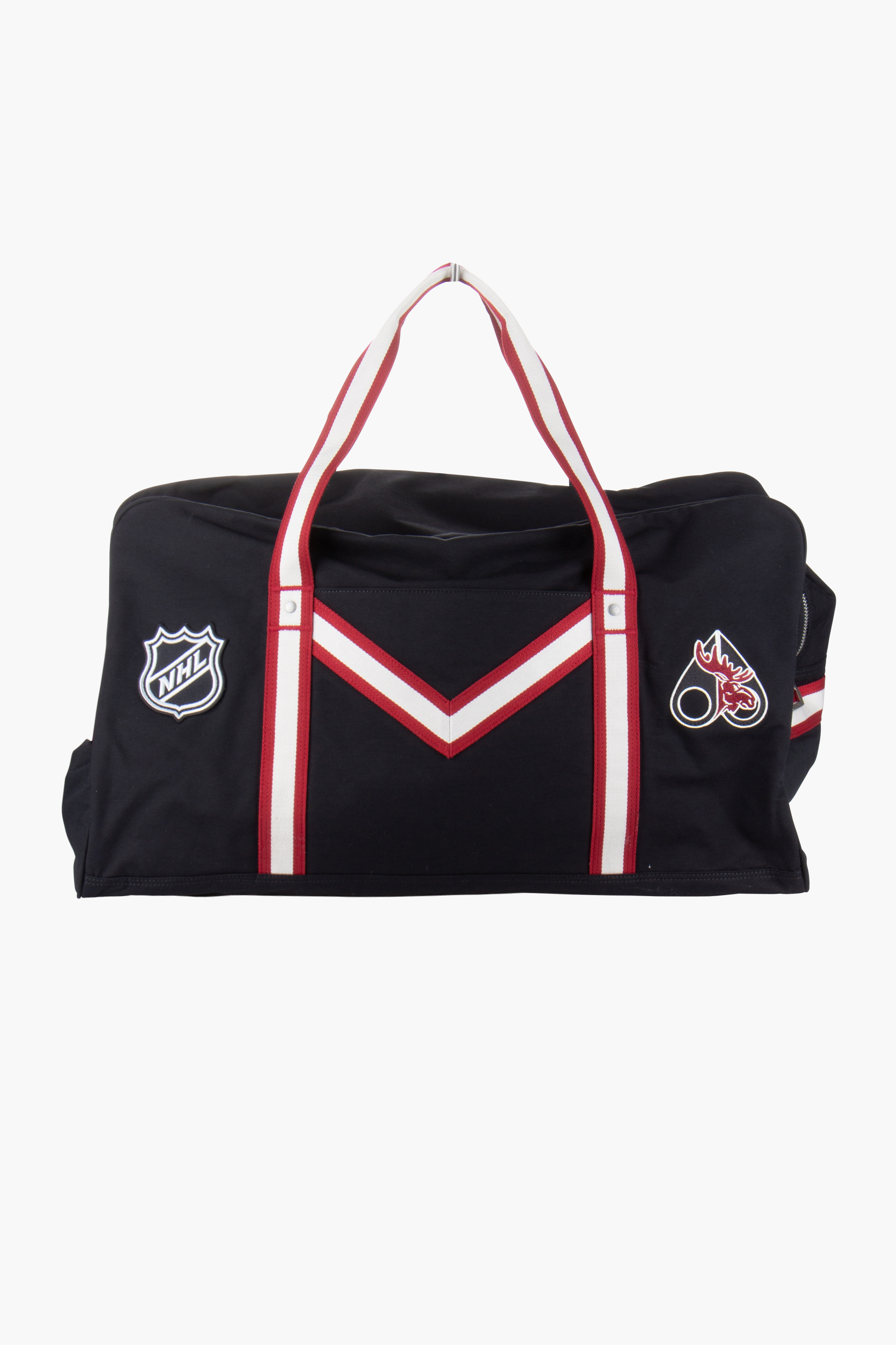 MOOSE KNUCKLES x NHL Cotton-Nylon Canvas Gym Bag Moose Team Tasche, Tragetasche, Zubehör, Handtasche